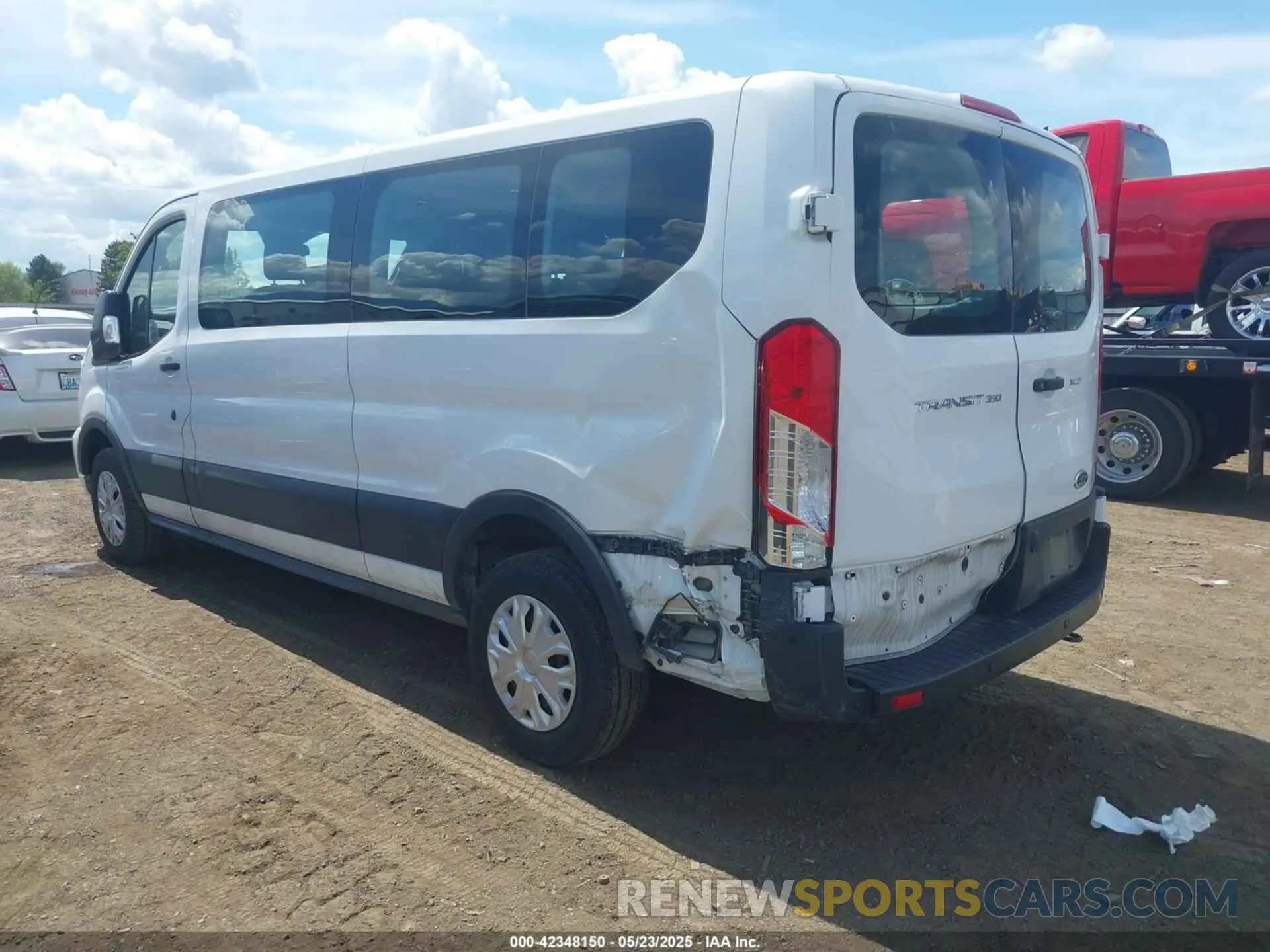 3 fotografías del automóvil dañado 1FBAX2Y87MKA31170 FORD TRANSIT-350 PASSENGER VAN 2021