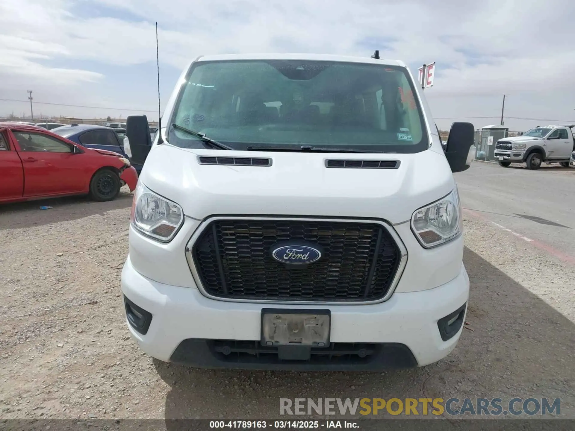 12 fotografías del automóvil dañado 1FBAX2Y87MKA31685 FORD TRANSIT-350 PASSENGER VAN 2021
