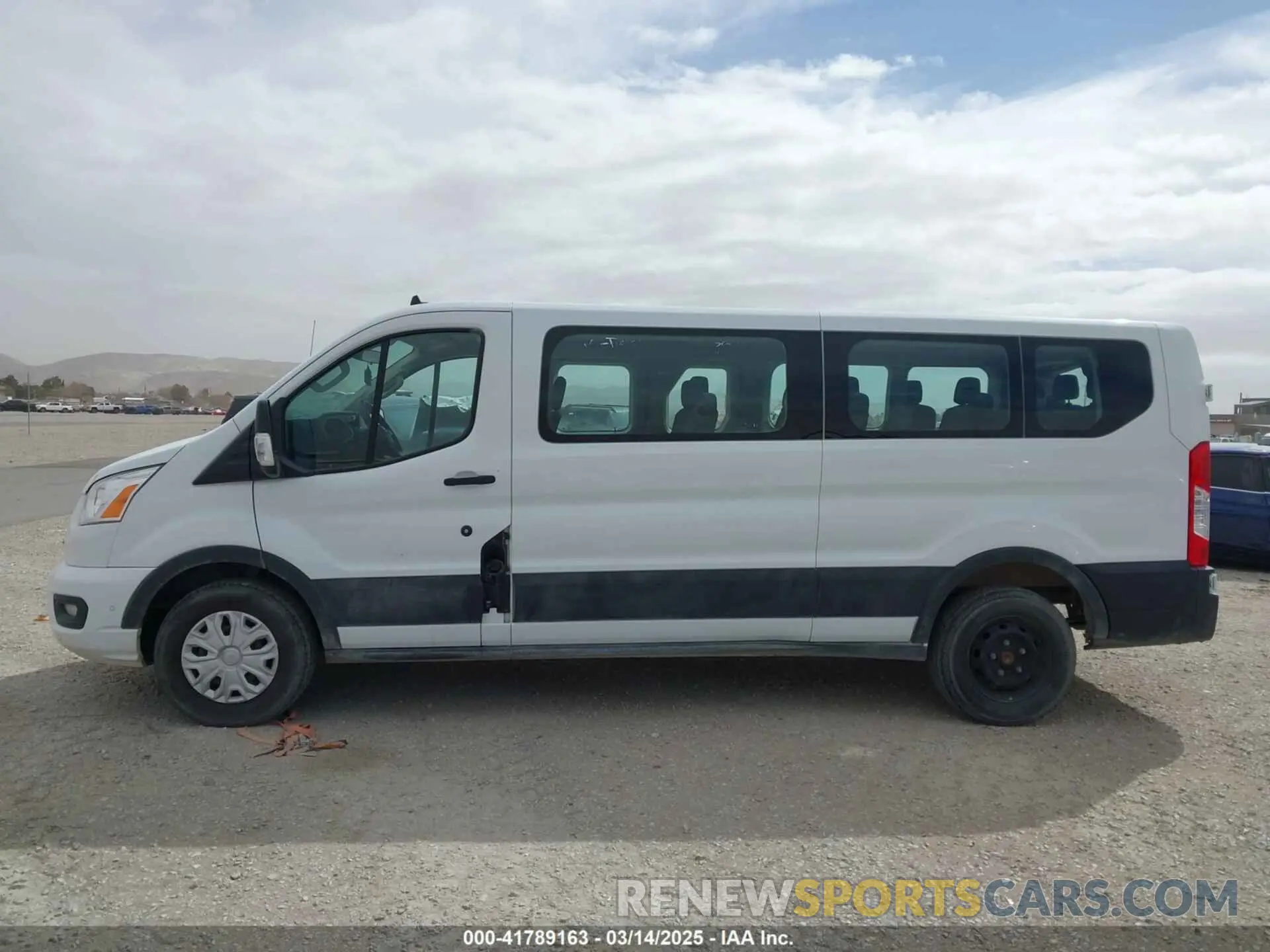 14 fotografías del automóvil dañado 1FBAX2Y87MKA31685 FORD TRANSIT-350 PASSENGER VAN 2021