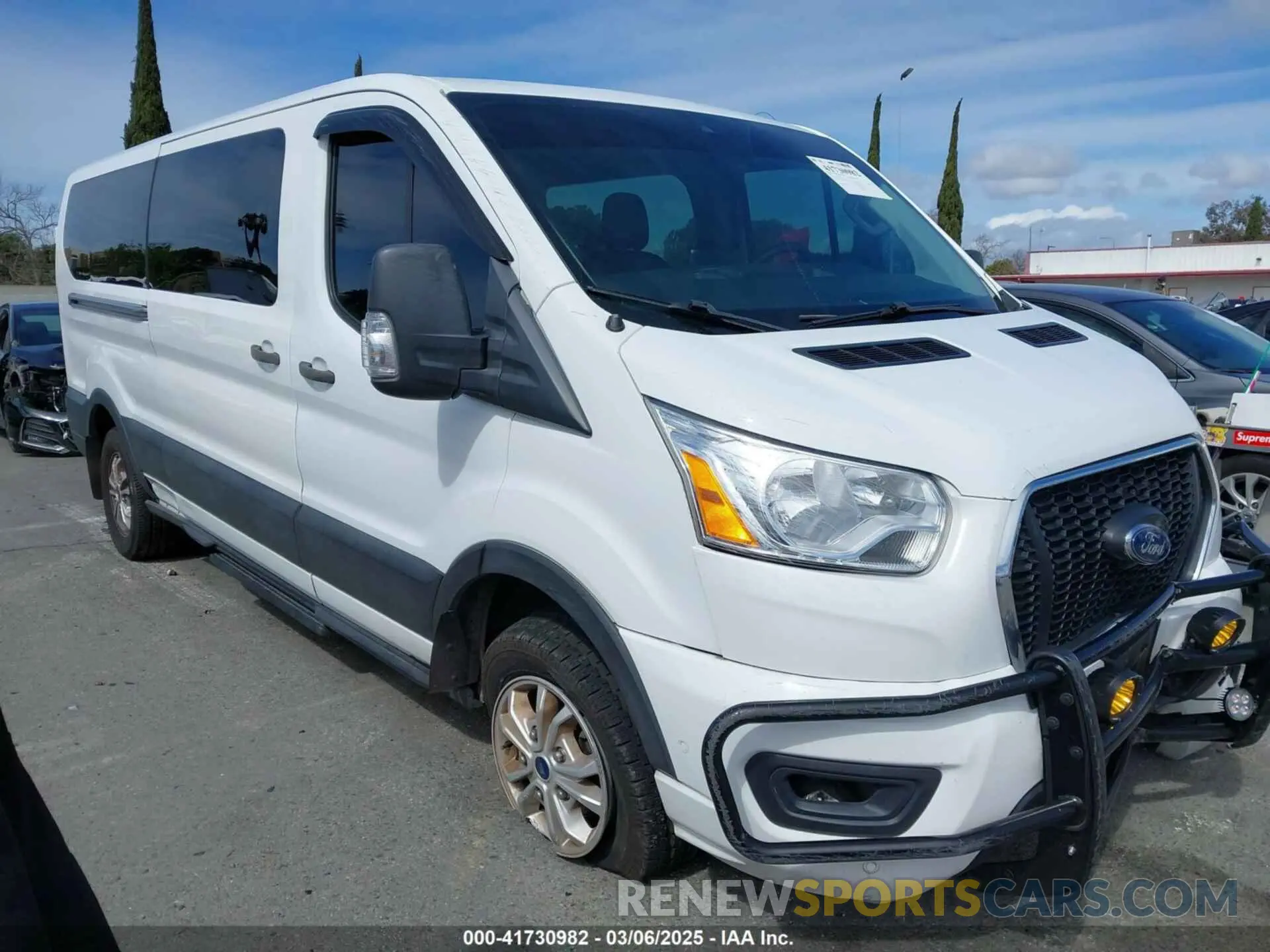 1 fotografías del automóvil dañado 1FBAX2Y88MKA15155 FORD TRANSIT-350 PASSENGER VAN 2021