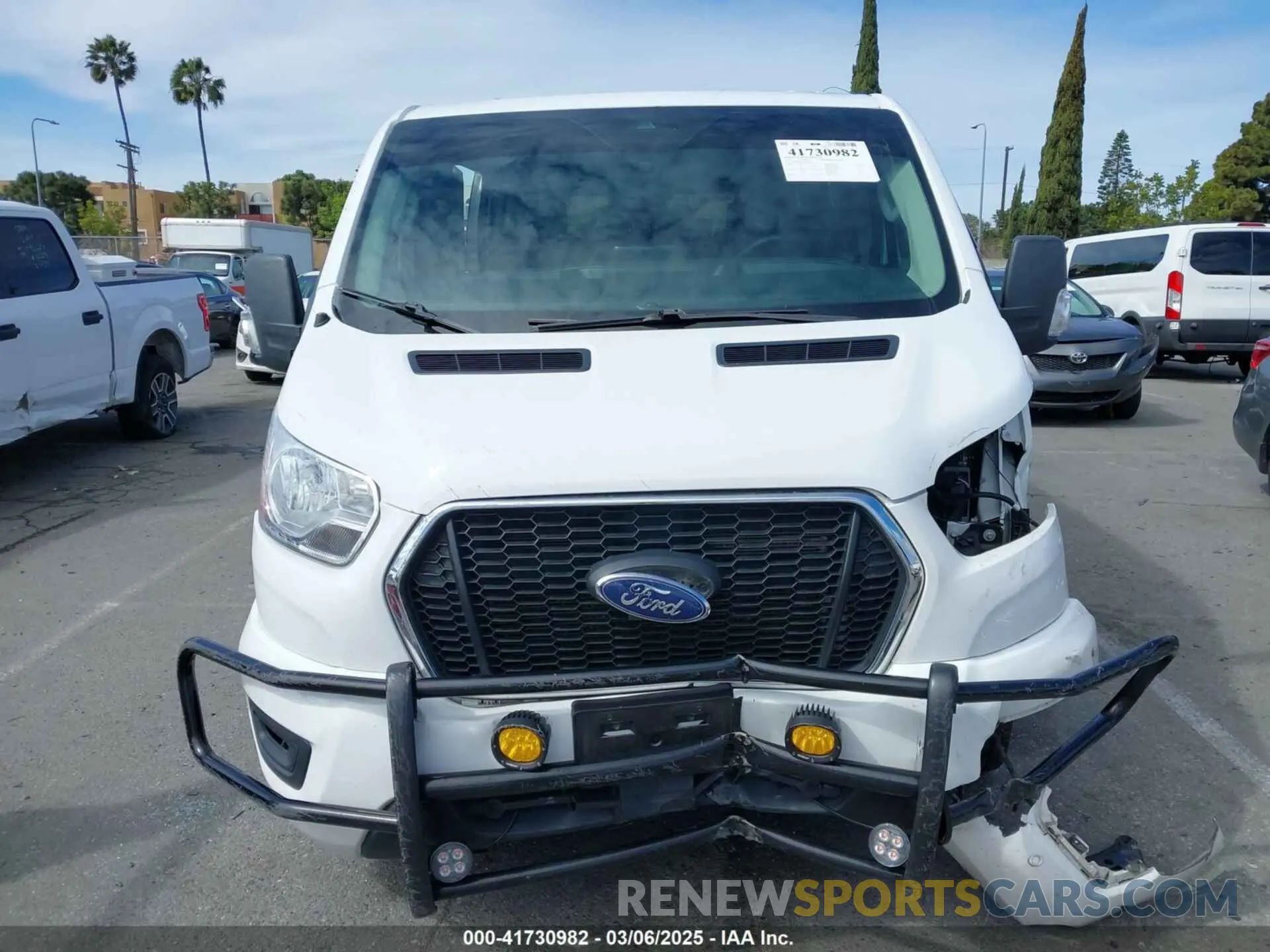 12 fotografías del automóvil dañado 1FBAX2Y88MKA15155 FORD TRANSIT-350 PASSENGER VAN 2021