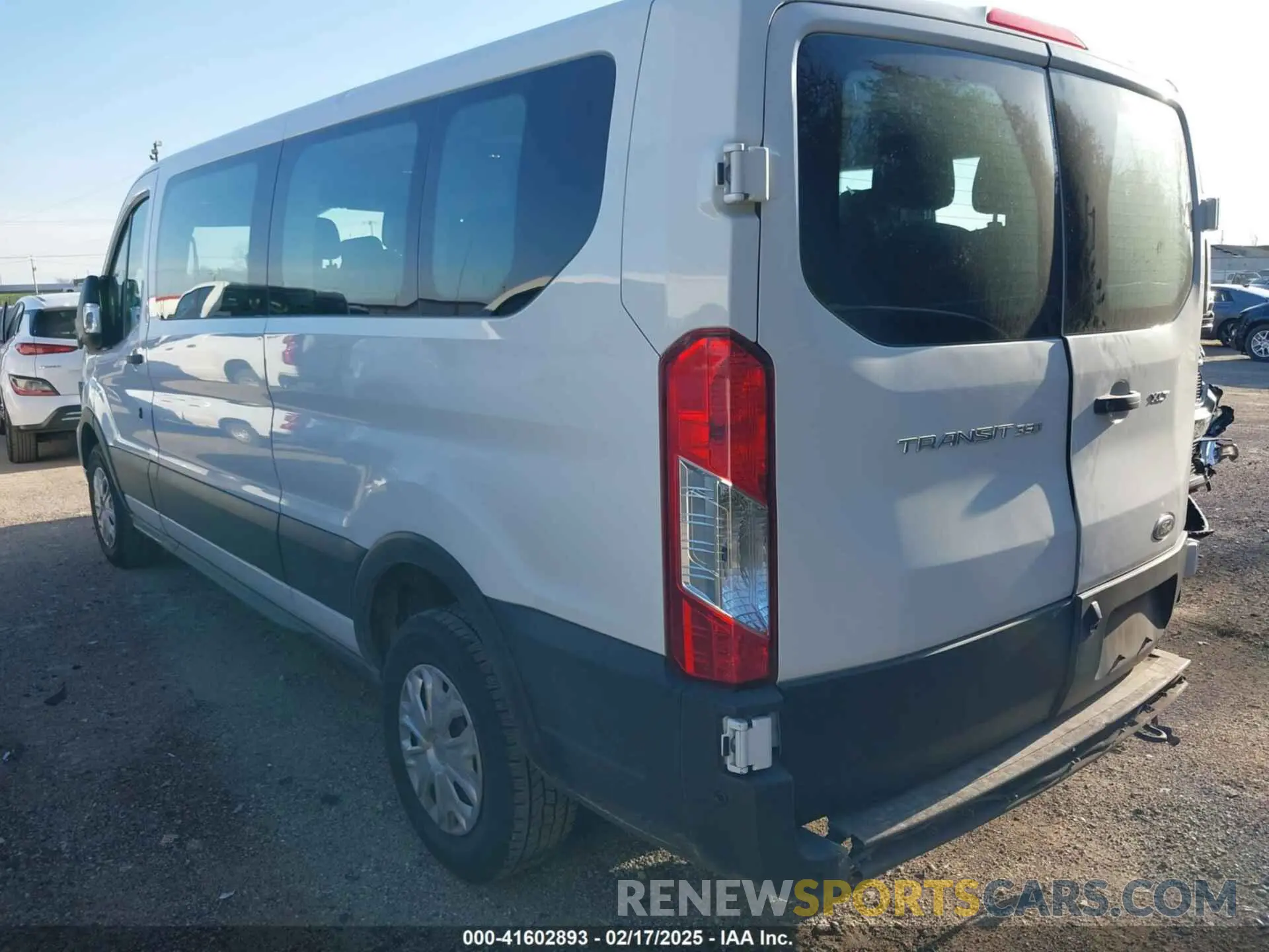 3 fotografías del automóvil dañado 1FBAX2Y89MKA49850 FORD TRANSIT-350 PASSENGER VAN 2021