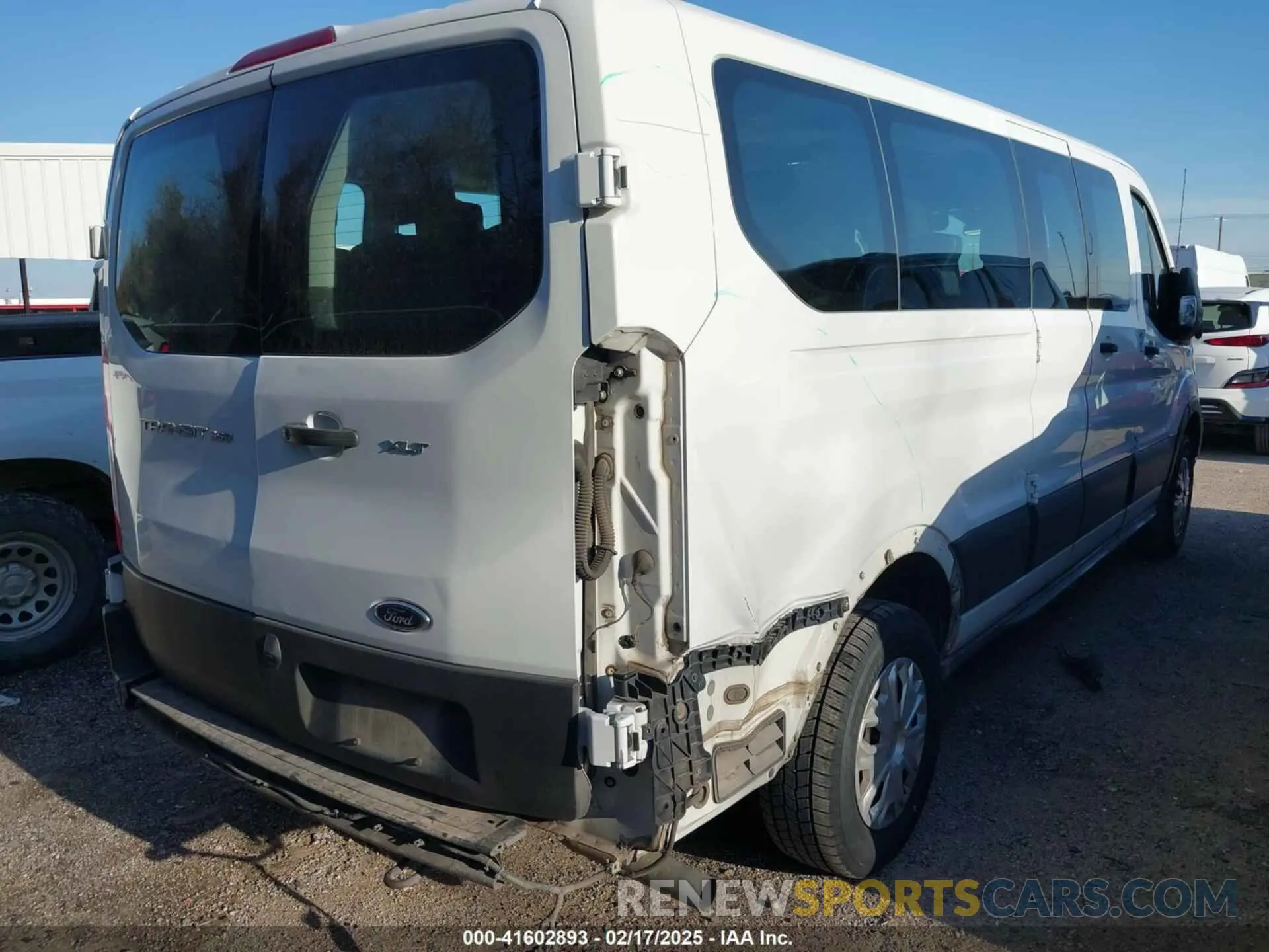 4 fotografías del automóvil dañado 1FBAX2Y89MKA49850 FORD TRANSIT-350 PASSENGER VAN 2021