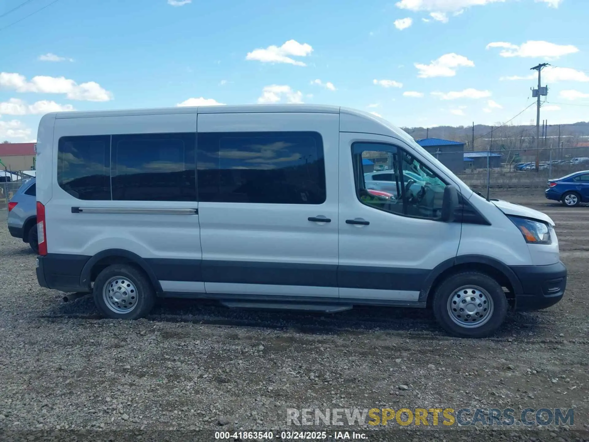 13 fotografías del automóvil dañado 1FBAX9C89MKA84050 FORD TRANSIT-350 PASSENGER VAN 2021