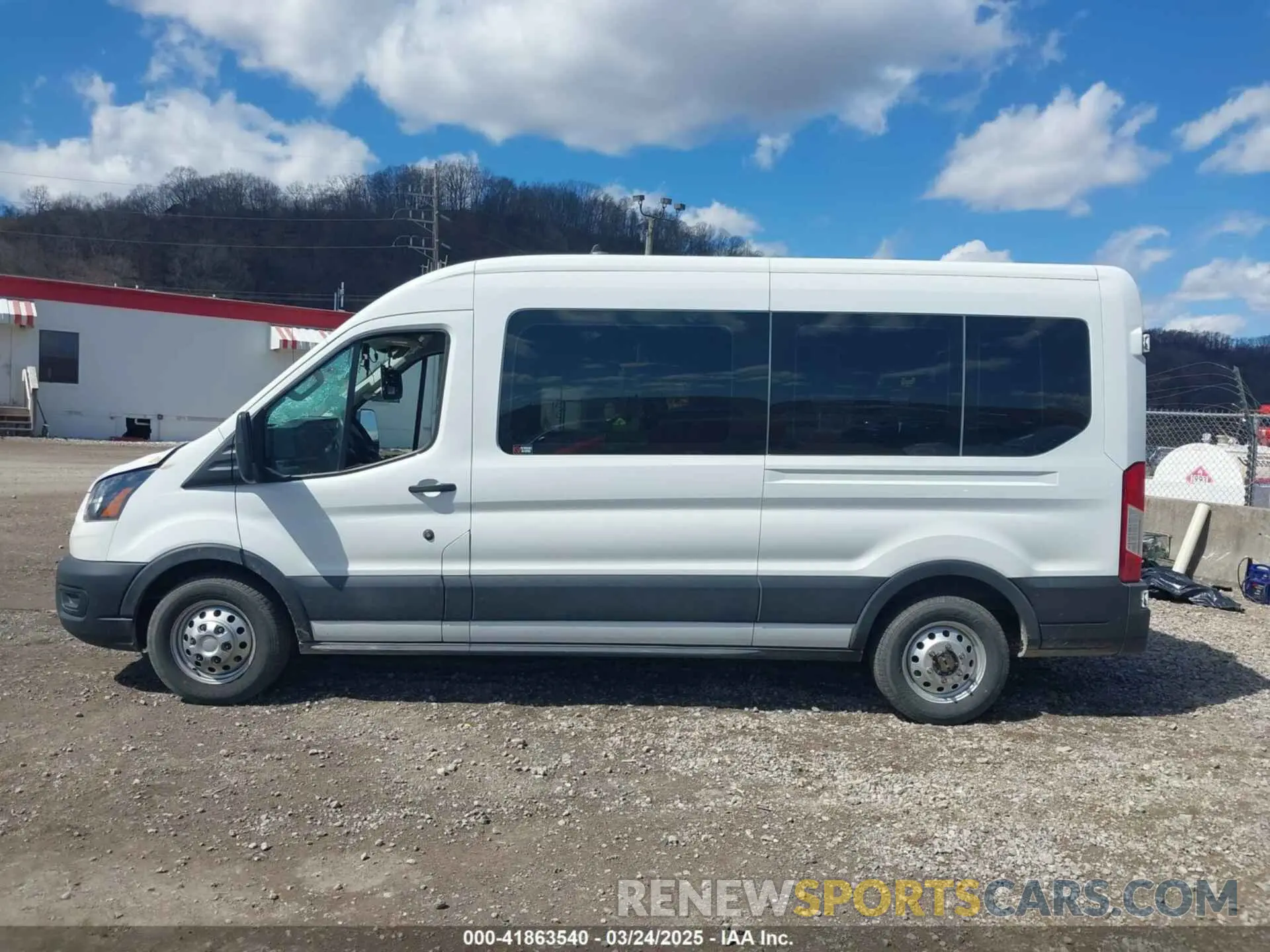 14 fotografías del automóvil dañado 1FBAX9C89MKA84050 FORD TRANSIT-350 PASSENGER VAN 2021