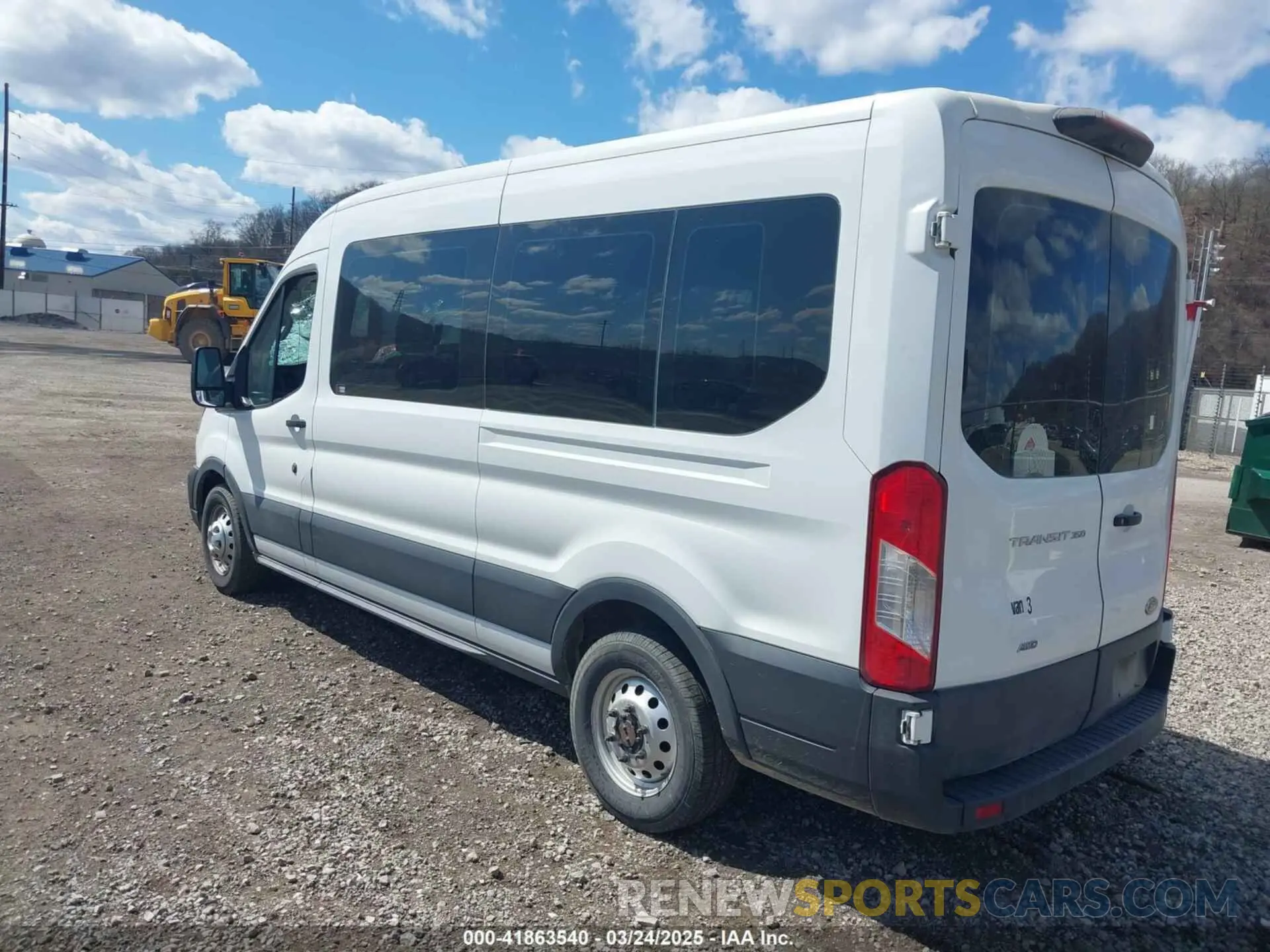 3 fotografías del automóvil dañado 1FBAX9C89MKA84050 FORD TRANSIT-350 PASSENGER VAN 2021
