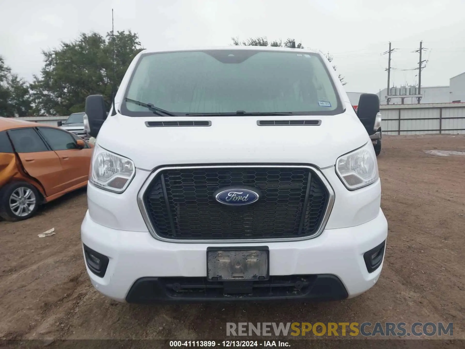 11 fotografías del automóvil dañado 1FBAX2Y82NKA48363 FORD TRANSIT-350 PASSENGER VAN 2022
