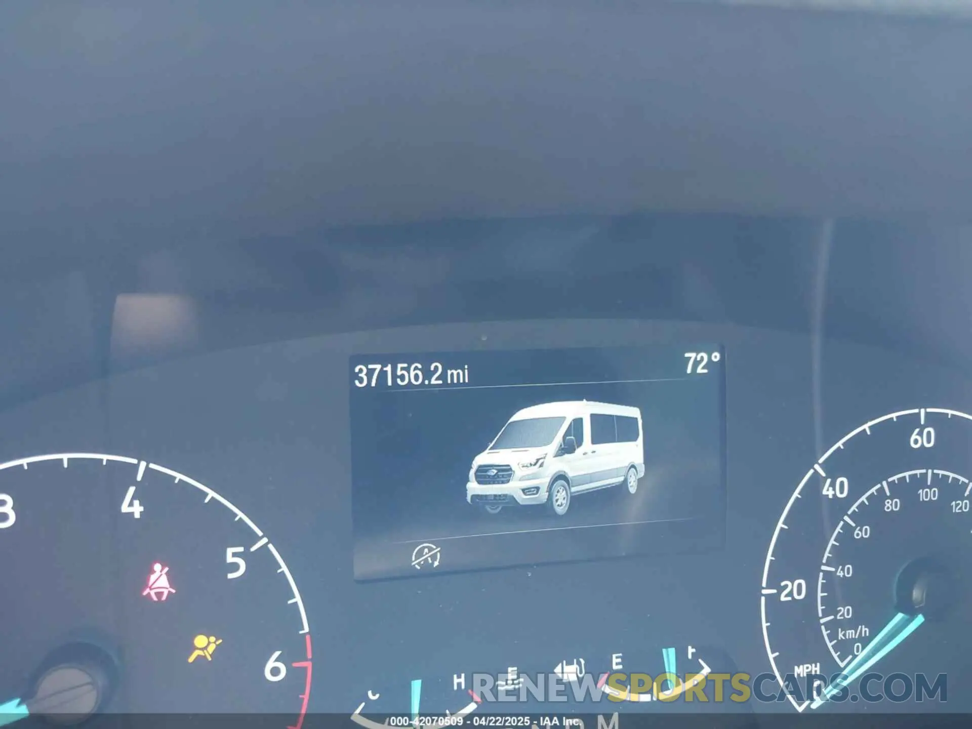 7 fotografías del automóvil dañado 1FBAX9CG0NKA12310 FORD TRANSIT-350 PASSENGER VAN 2022