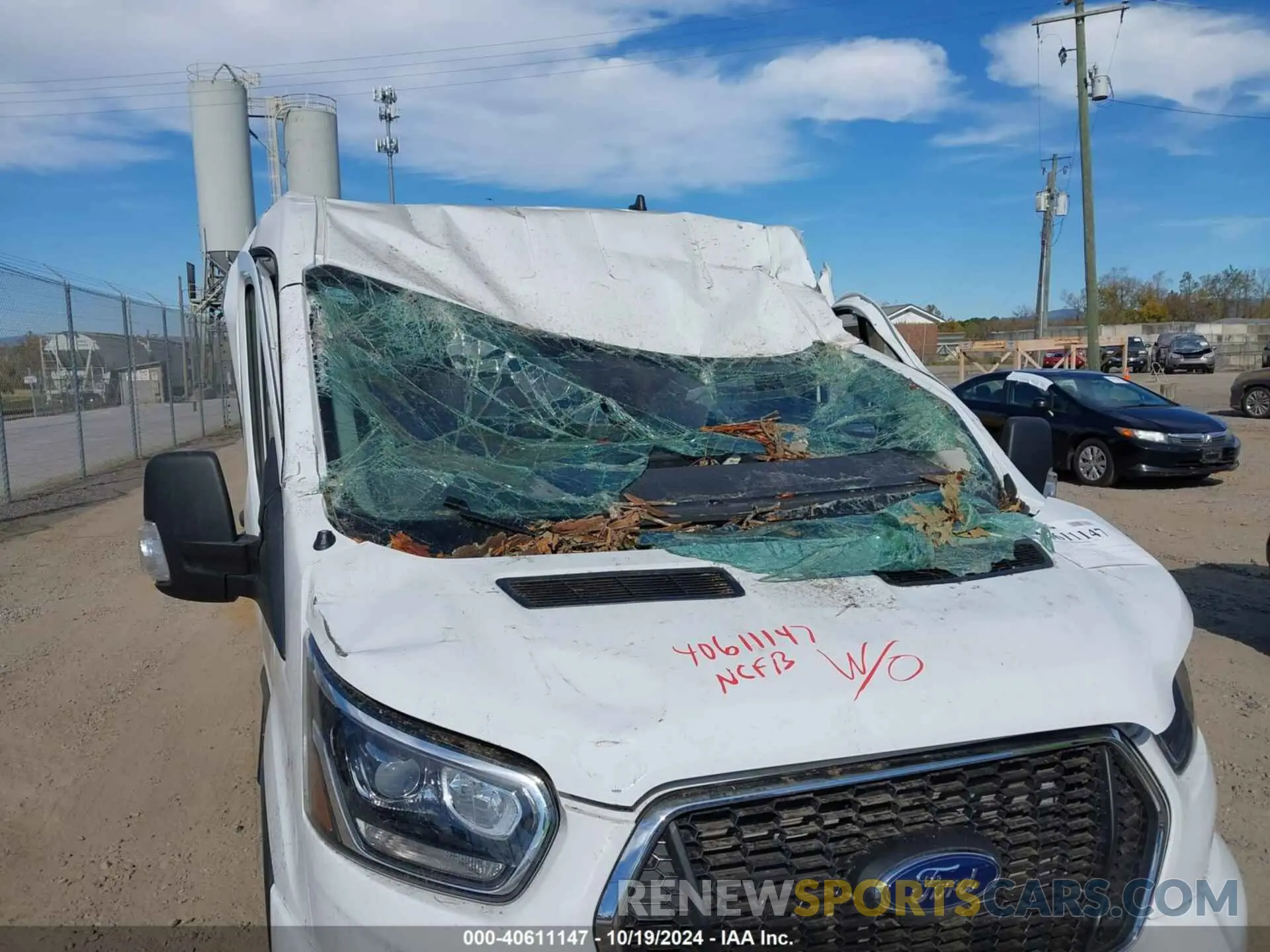 6 fotografías del automóvil dañado 1FBAX2CG0PKB68650 FORD TRANSIT-350 PASSENGER VAN 2023