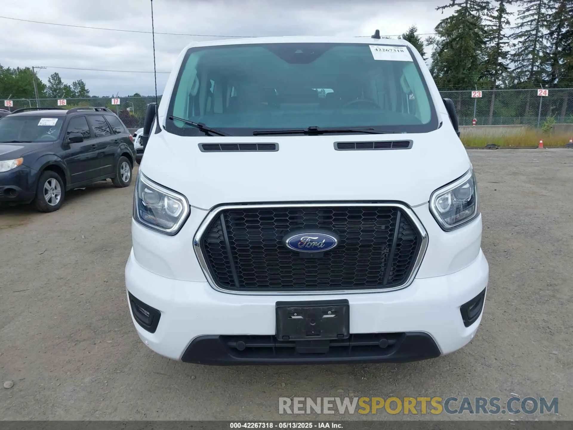 12 fotografías del automóvil dañado 1FBAX2Y81PKB41295 FORD TRANSIT-350 PASSENGER VAN 2023