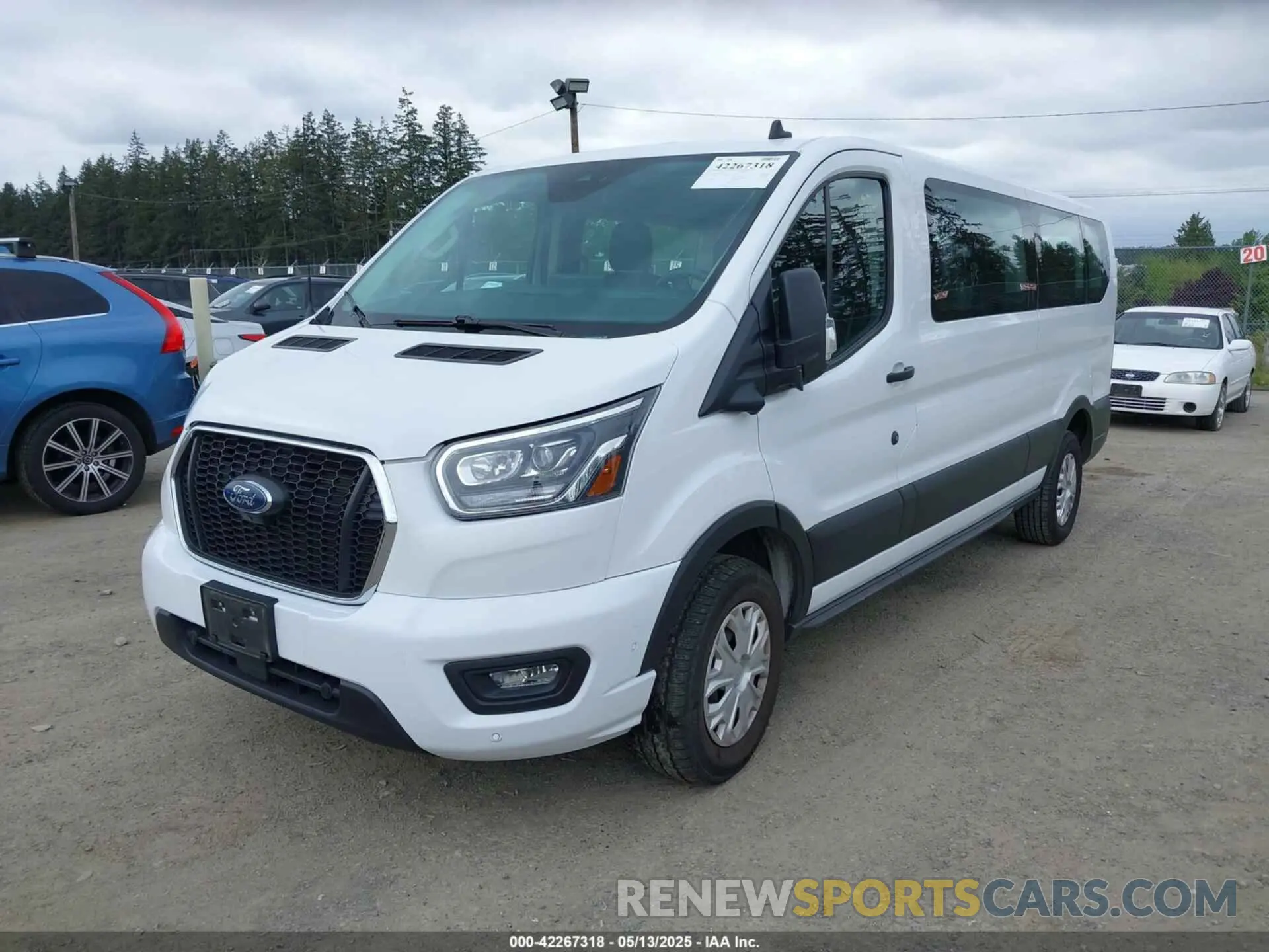 2 fotografías del automóvil dañado 1FBAX2Y81PKB41295 FORD TRANSIT-350 PASSENGER VAN 2023