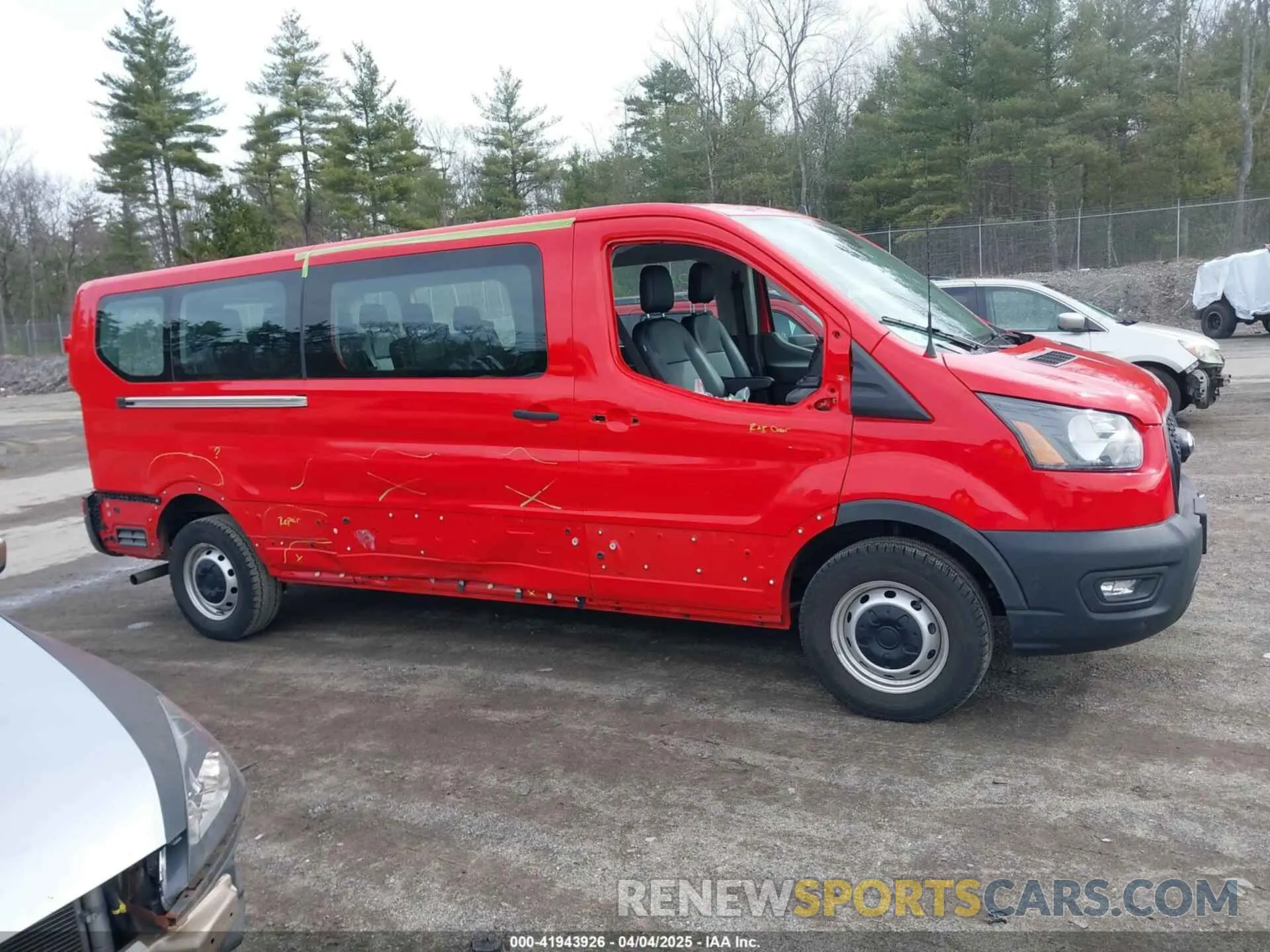 14 fotografías del automóvil dañado 1FBAX2Y81PKB68819 FORD TRANSIT-350 PASSENGER VAN 2023