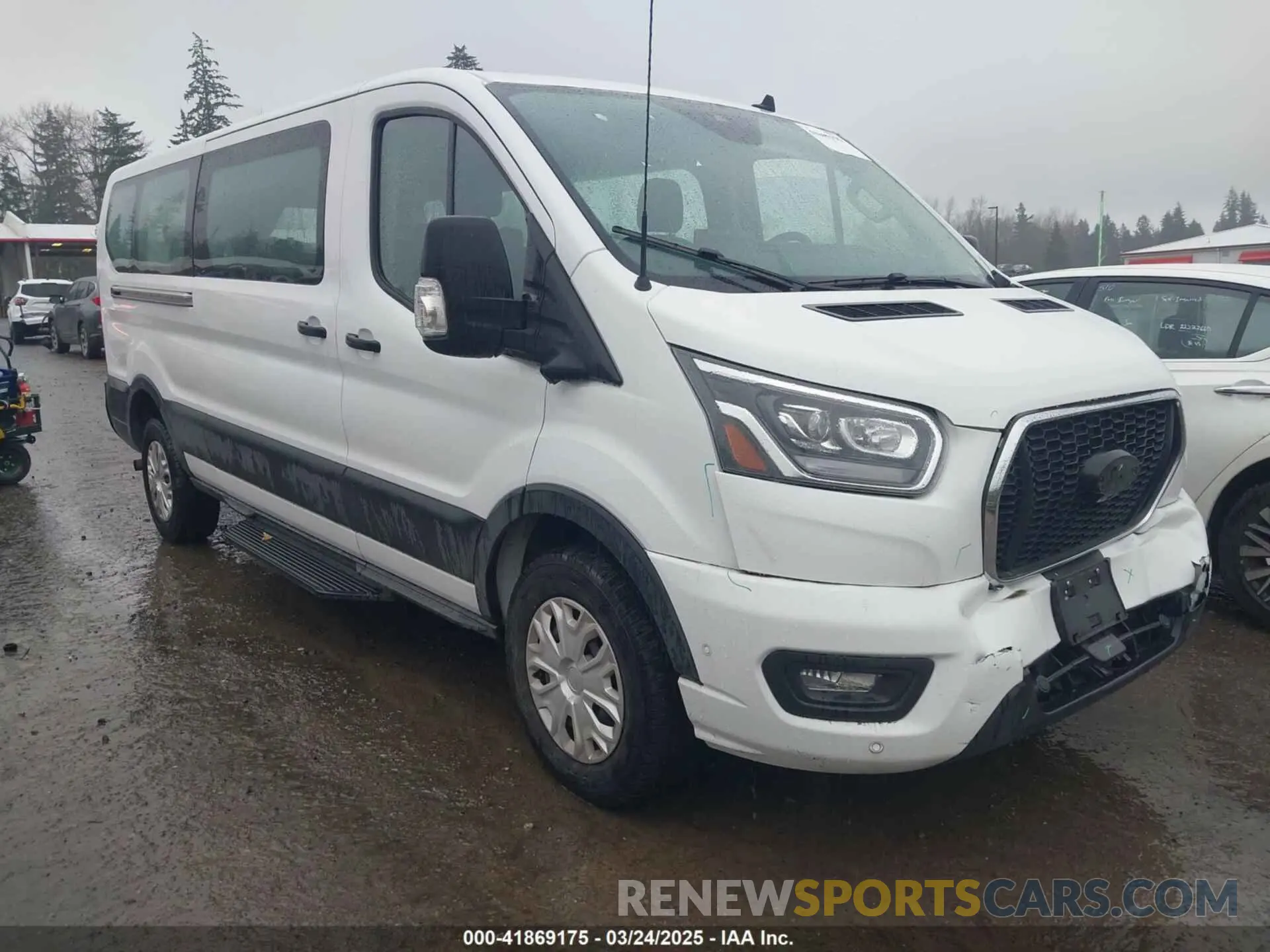 1 fotografías del automóvil dañado 1FBAX2Y83PKA49279 FORD TRANSIT-350 PASSENGER VAN 2023