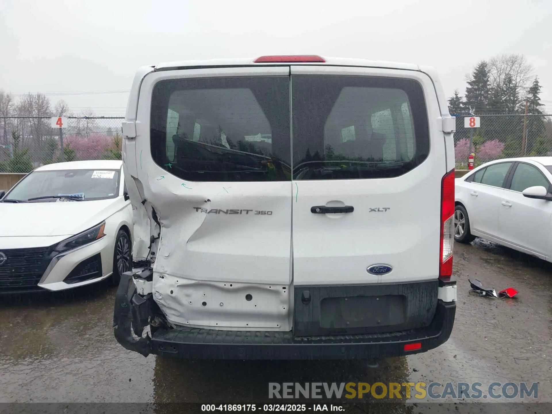 16 fotografías del automóvil dañado 1FBAX2Y83PKA49279 FORD TRANSIT-350 PASSENGER VAN 2023
