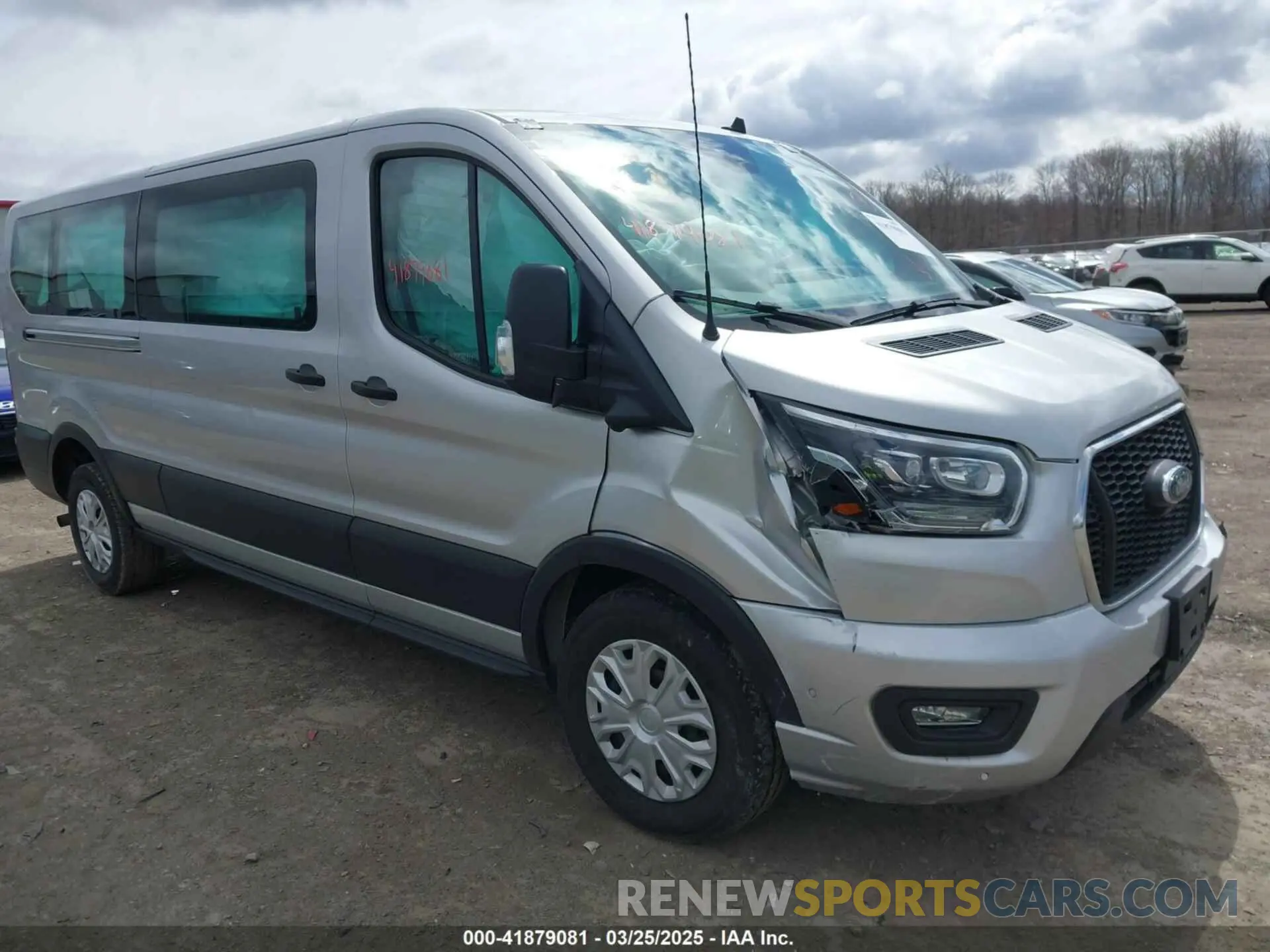 1 fotografías del automóvil dañado 1FBAX2Y86PKB08759 FORD TRANSIT-350 PASSENGER VAN 2023