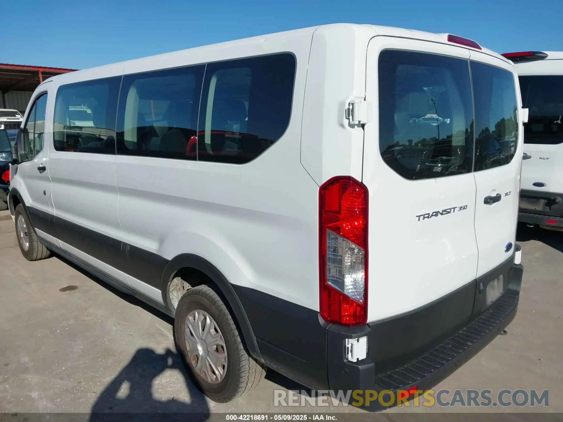 3 fotografías del automóvil dañado 1FBAX2Y8XPKB41098 FORD TRANSIT-350 PASSENGER VAN 2023