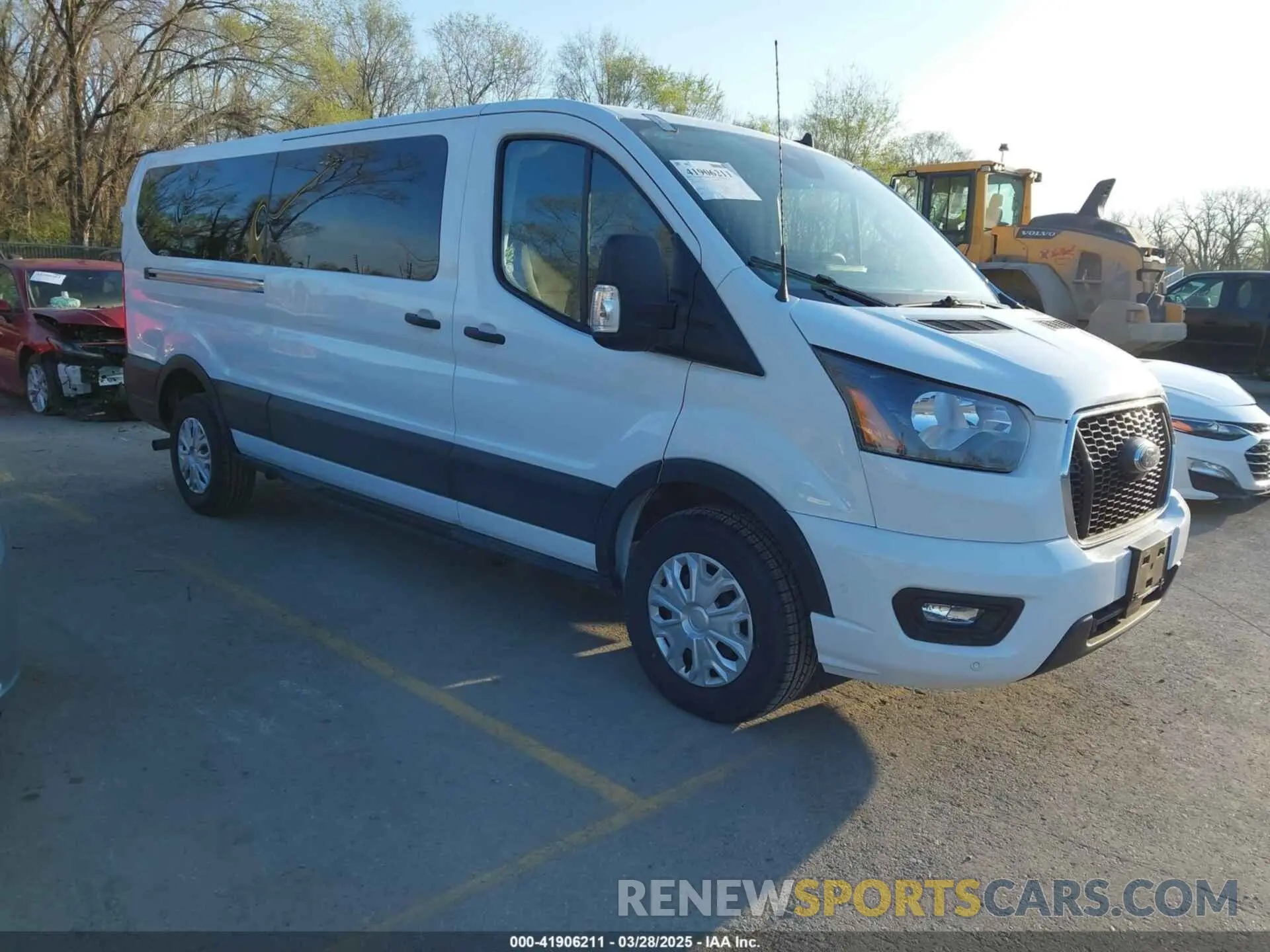 1 fotografías del automóvil dañado 1FBAX2YG1PKA89545 FORD TRANSIT-350 PASSENGER VAN 2023