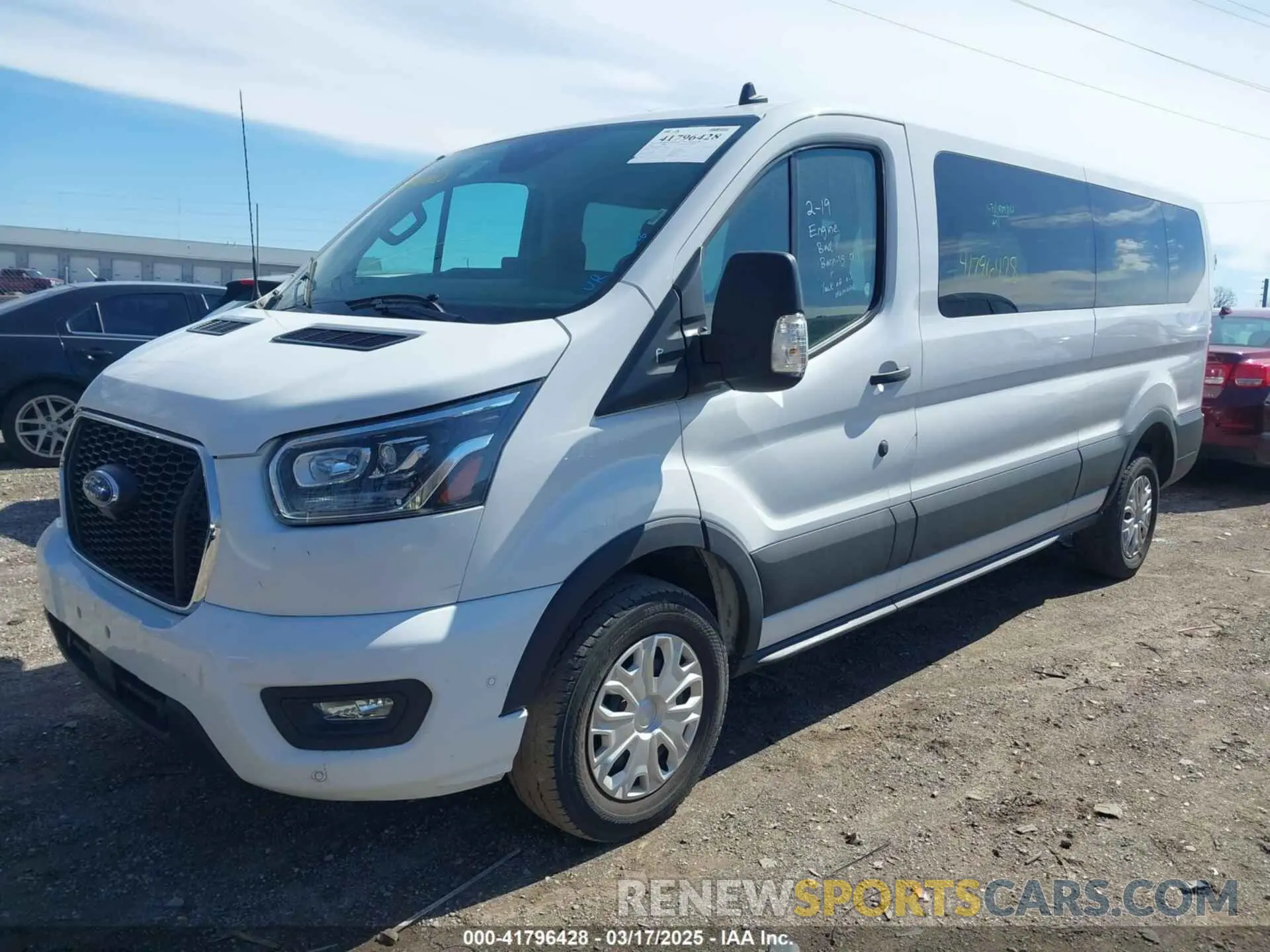 6 fotografías del automóvil dañado 1FBAX2YG2PKA45201 FORD TRANSIT-350 PASSENGER VAN 2023