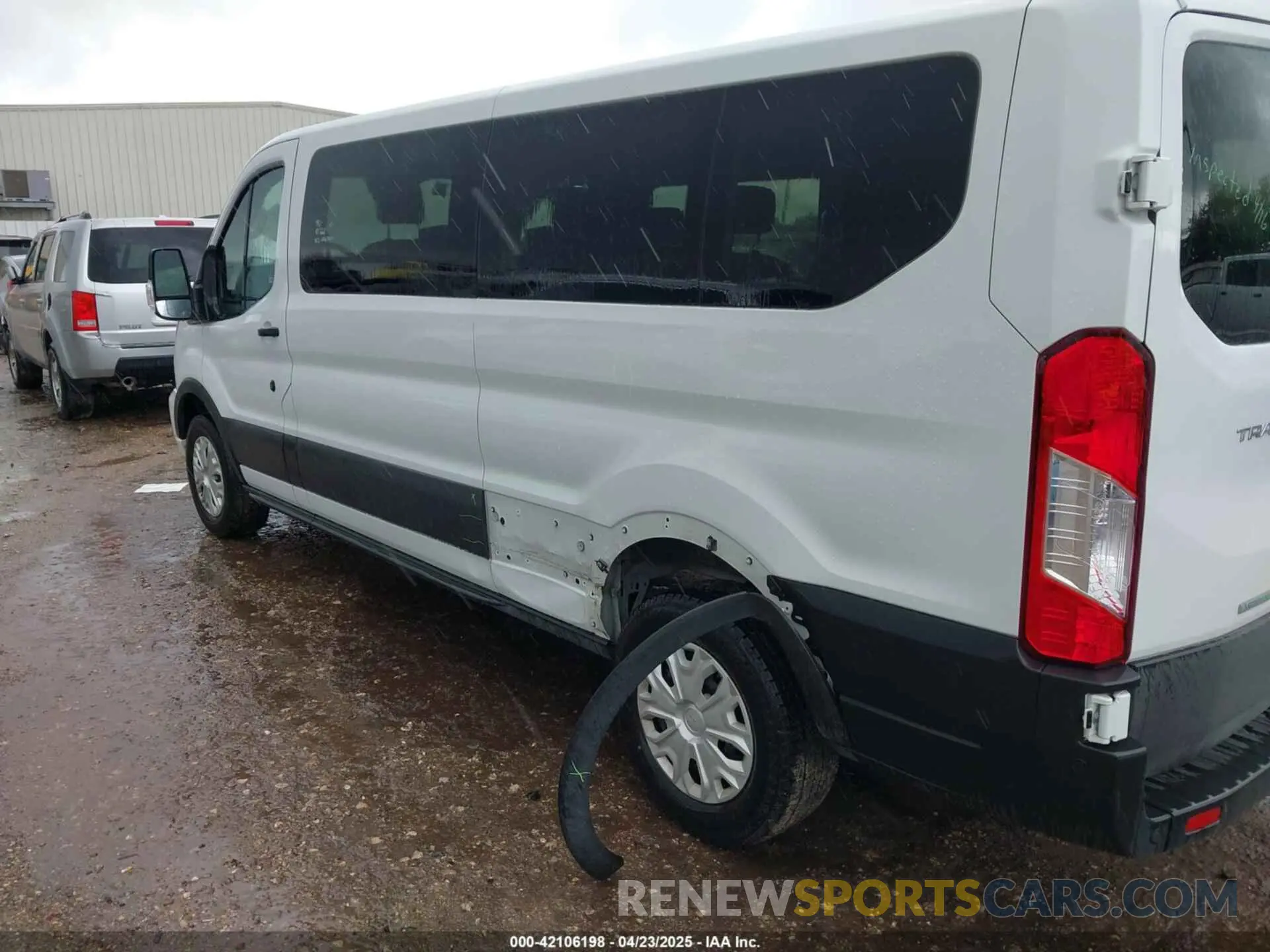 3 fotografías del automóvil dañado 1FBAX2YG2PKA91028 FORD TRANSIT-350 PASSENGER VAN 2023