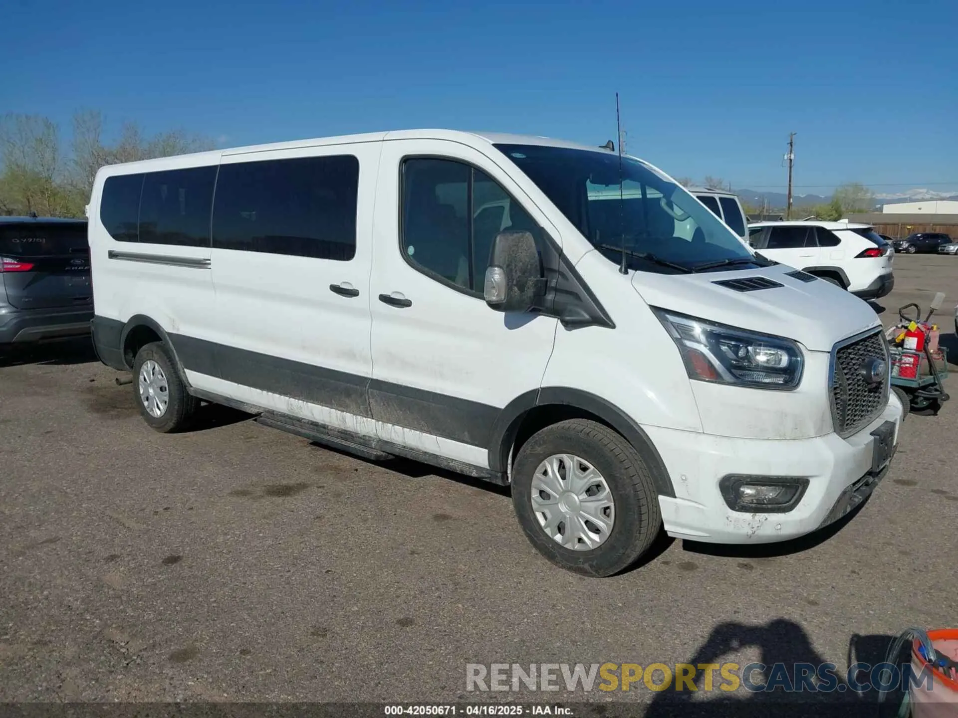 1 fotografías del automóvil dañado 1FBAX2YG2PKA93779 FORD TRANSIT-350 PASSENGER VAN 2023