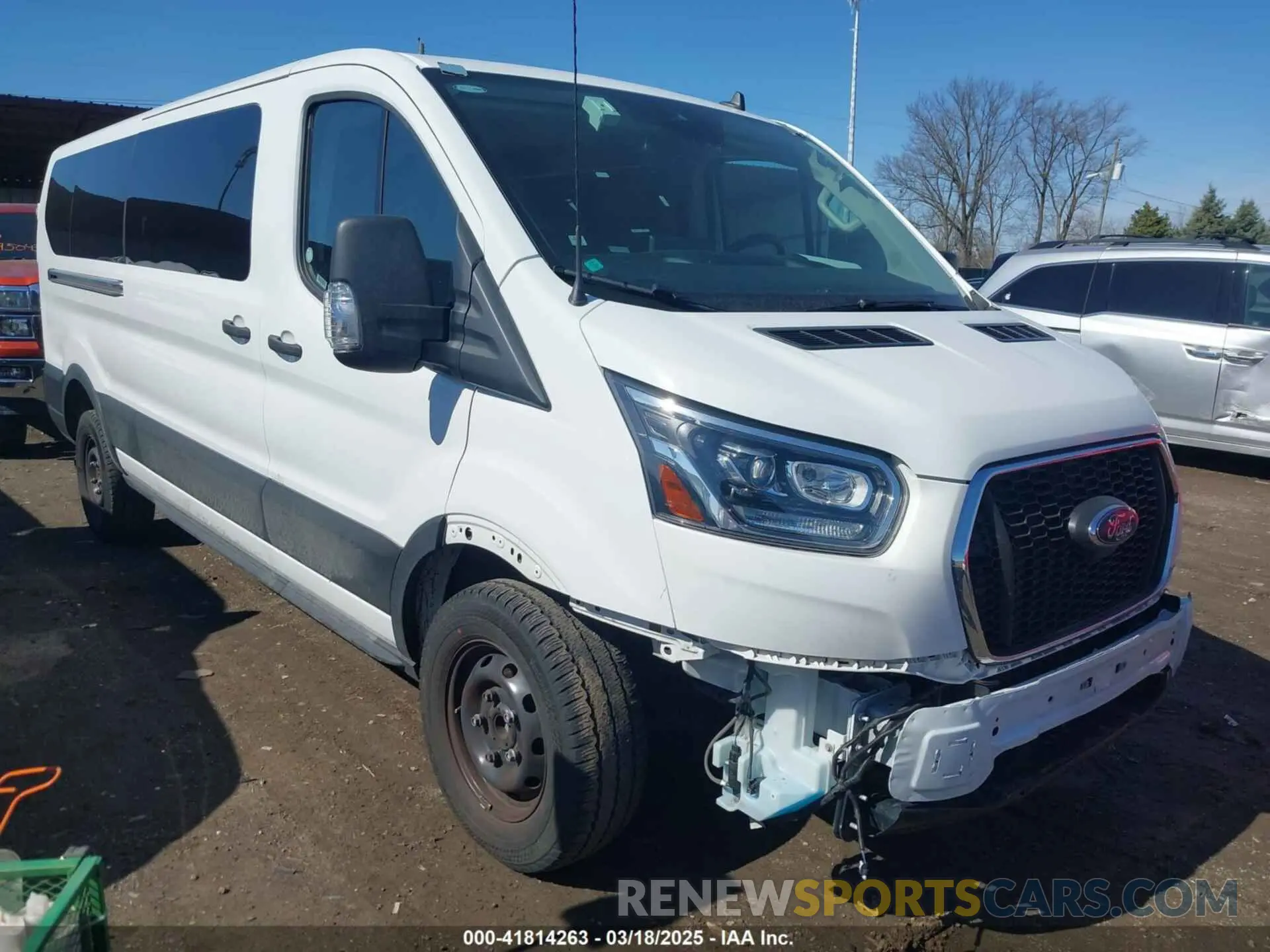 1 fotografías del automóvil dañado 1FBAX2YG2PKB09012 FORD TRANSIT-350 PASSENGER VAN 2023