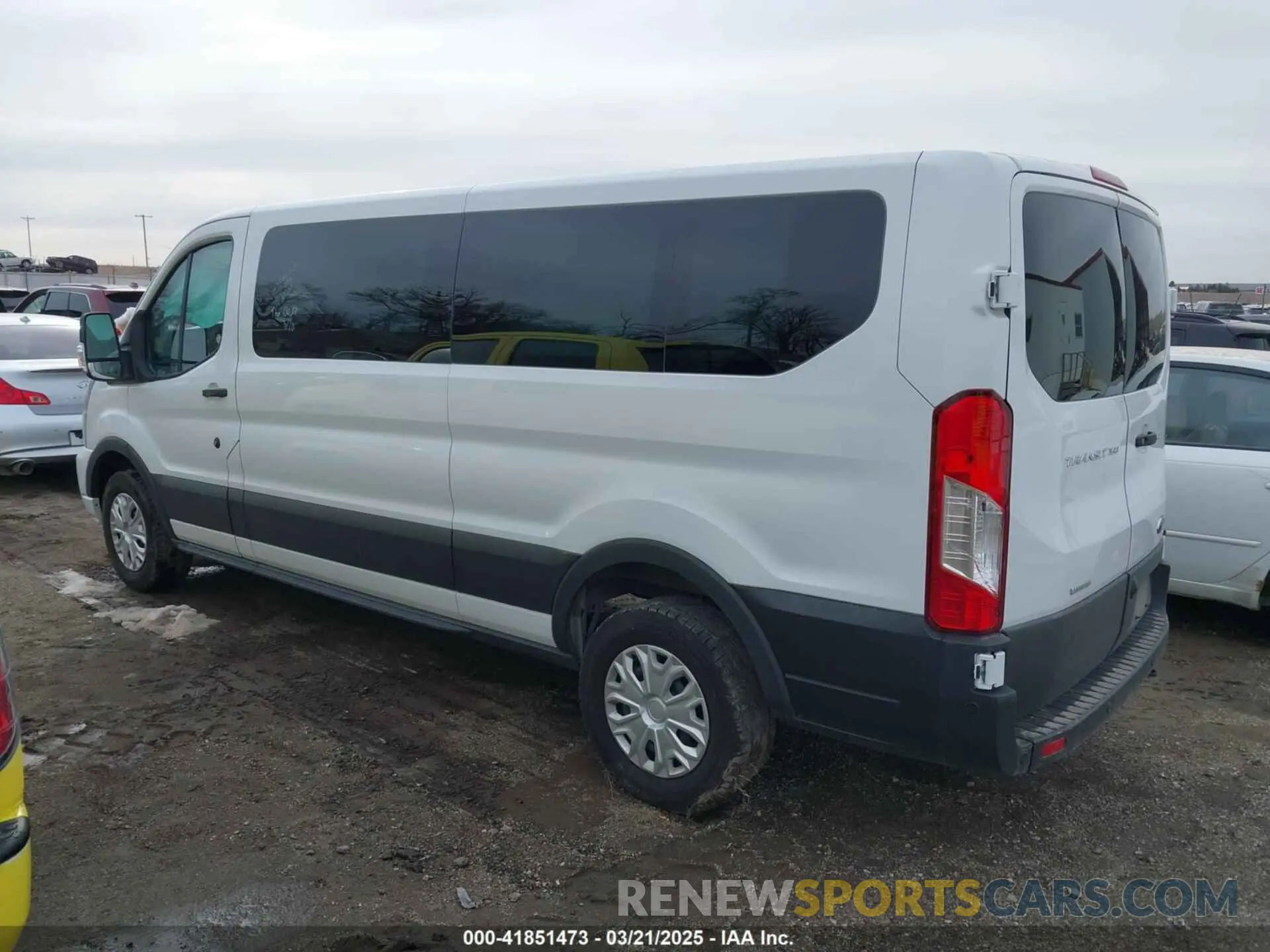 14 fotografías del automóvil dañado 1FBAX2YGXPKB41710 FORD TRANSIT-350 PASSENGER VAN 2023