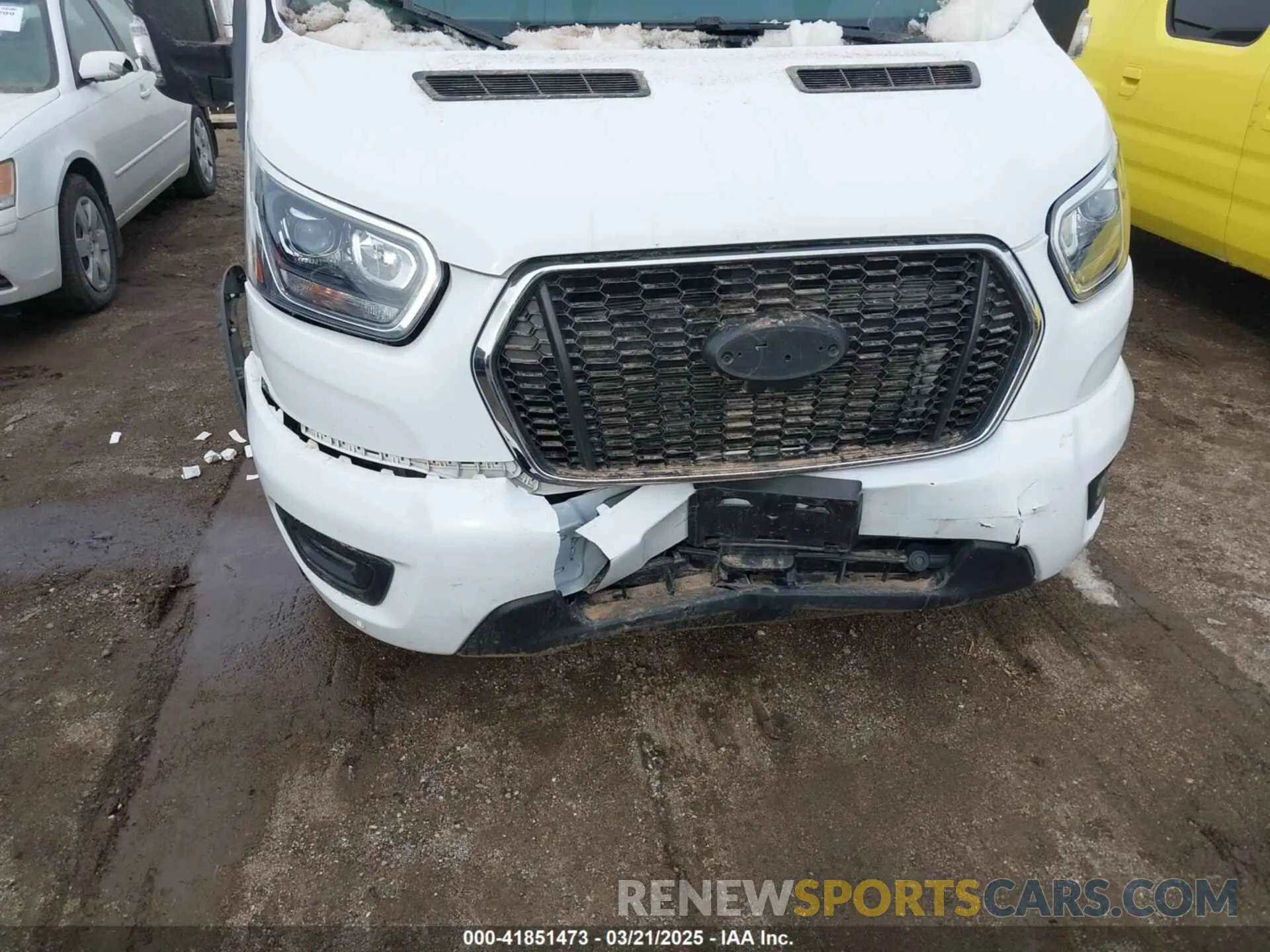 6 fotografías del automóvil dañado 1FBAX2YGXPKB41710 FORD TRANSIT-350 PASSENGER VAN 2023