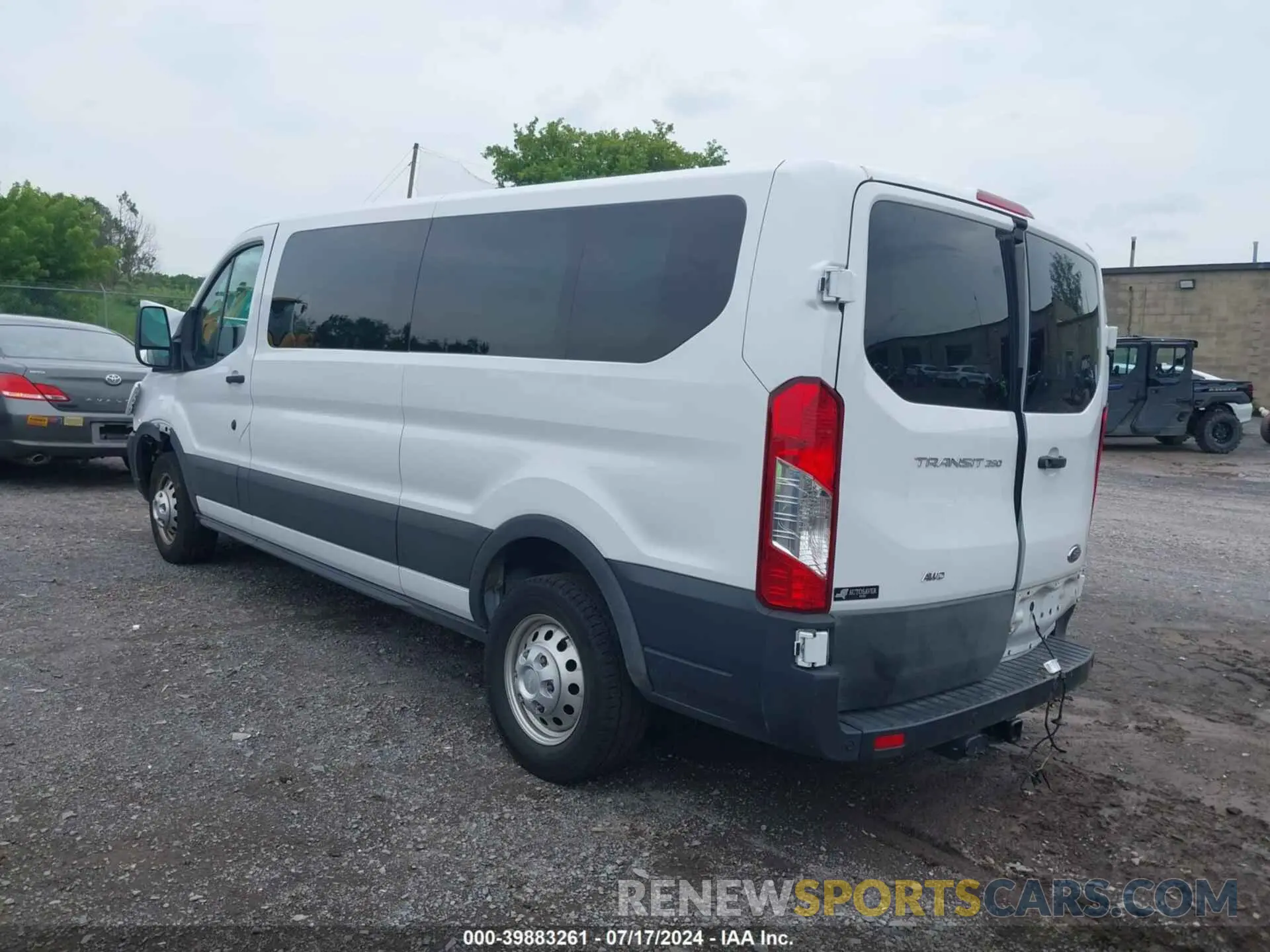 3 fotografías del automóvil dañado 1FBAX9Y83PKC08567 FORD TRANSIT-350 PASSENGER VAN 2023