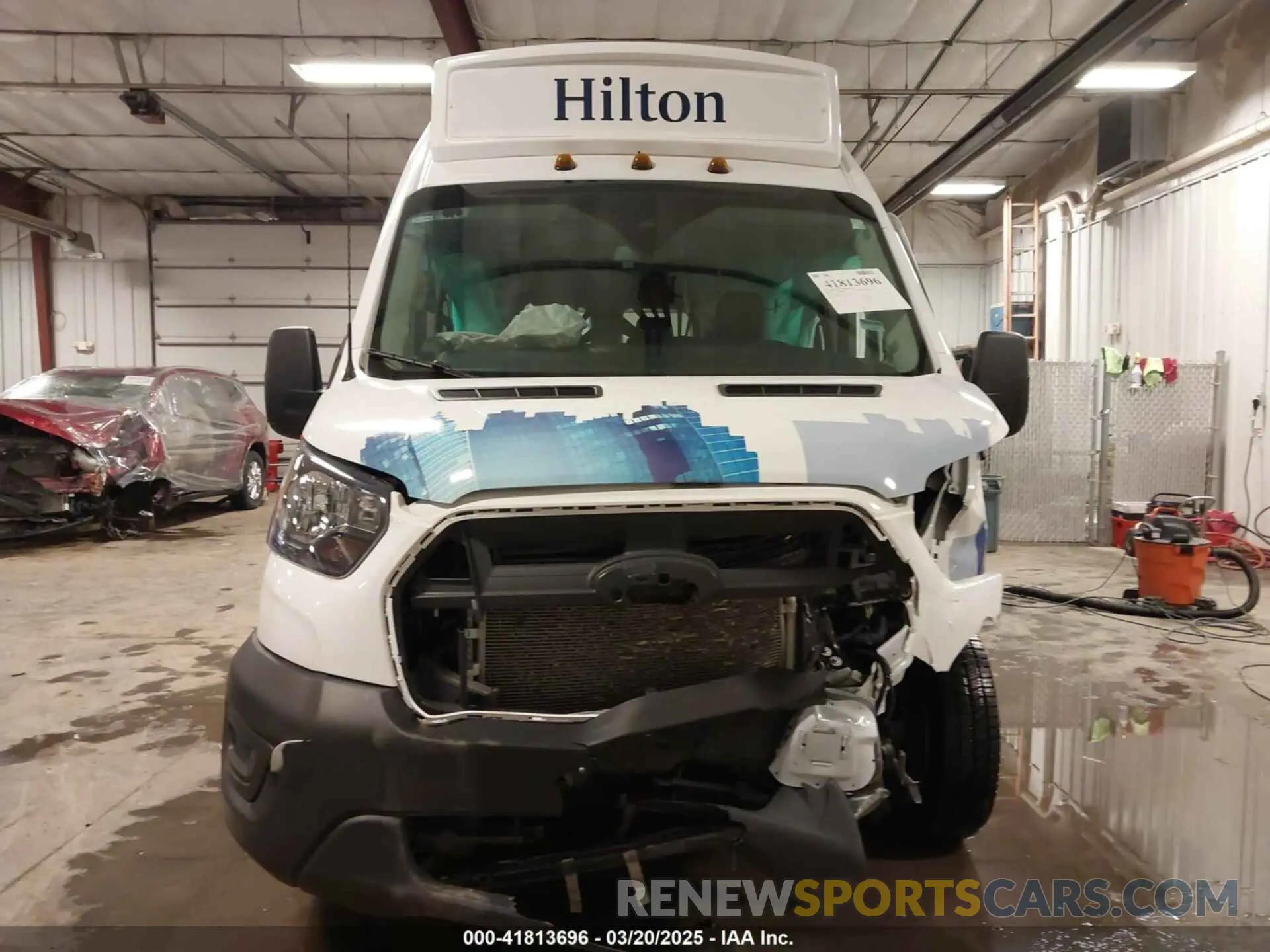 14 fotografías del automóvil dañado 1FBVU4X80PKC01073 FORD TRANSIT-350 PASSENGER VAN 2023