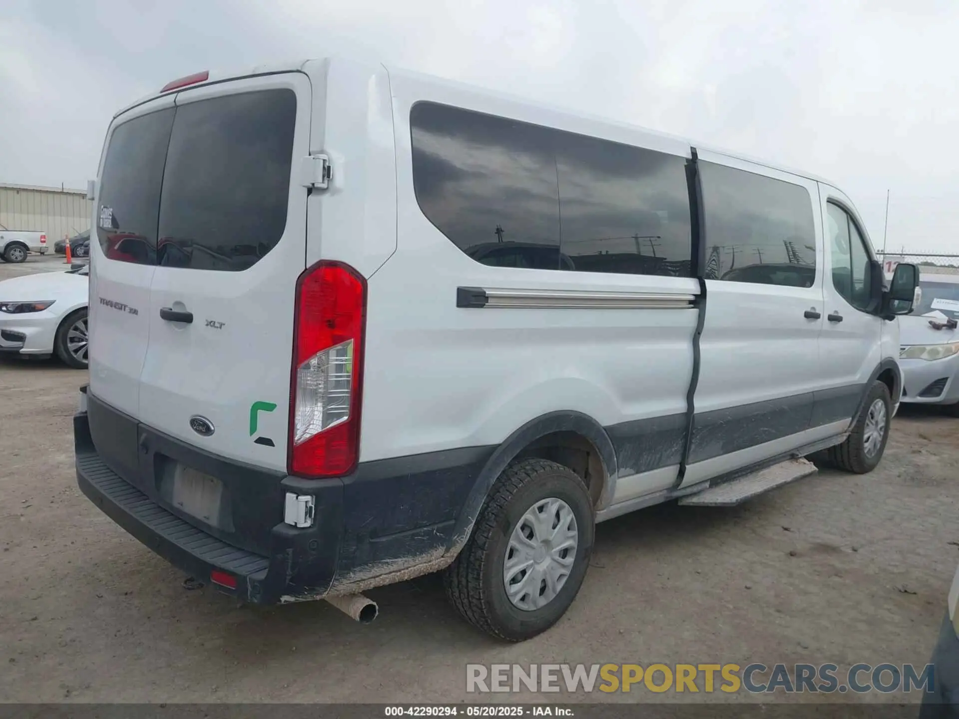 4 fotografías del automóvil dañado 1FDAX2Y89PKA45101 FORD TRANSIT-350 PASSENGER VAN 2023