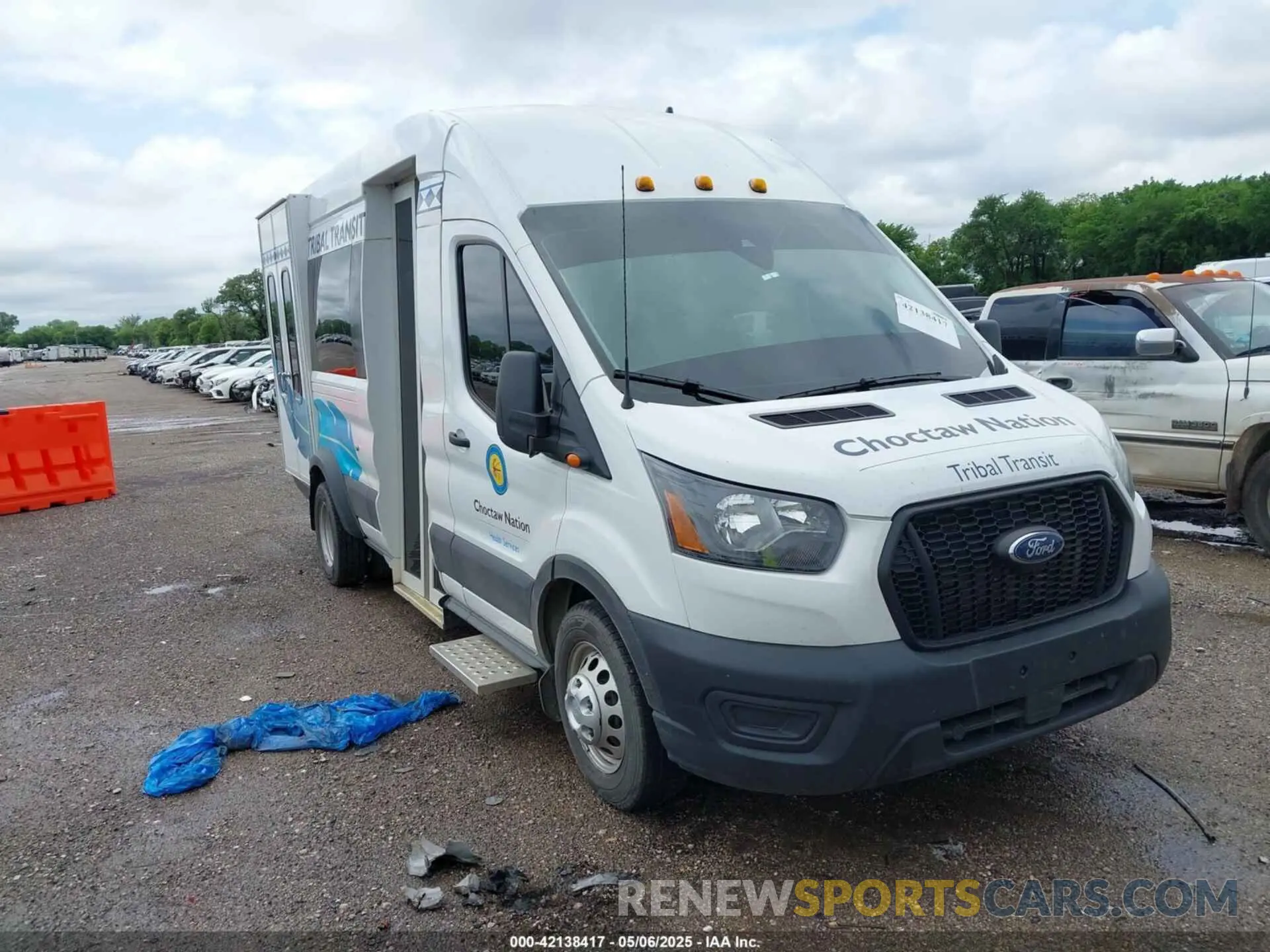1 fotografías del automóvil dañado 1FDVU5XG0PKB93819 FORD TRANSIT-350 PASSENGER VAN 2023