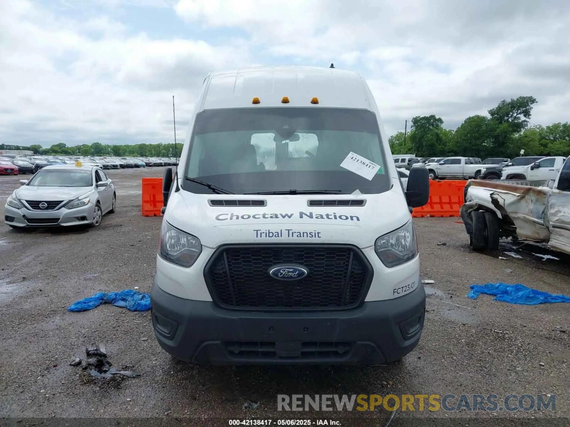 12 fotografías del automóvil dañado 1FDVU5XG0PKB93819 FORD TRANSIT-350 PASSENGER VAN 2023