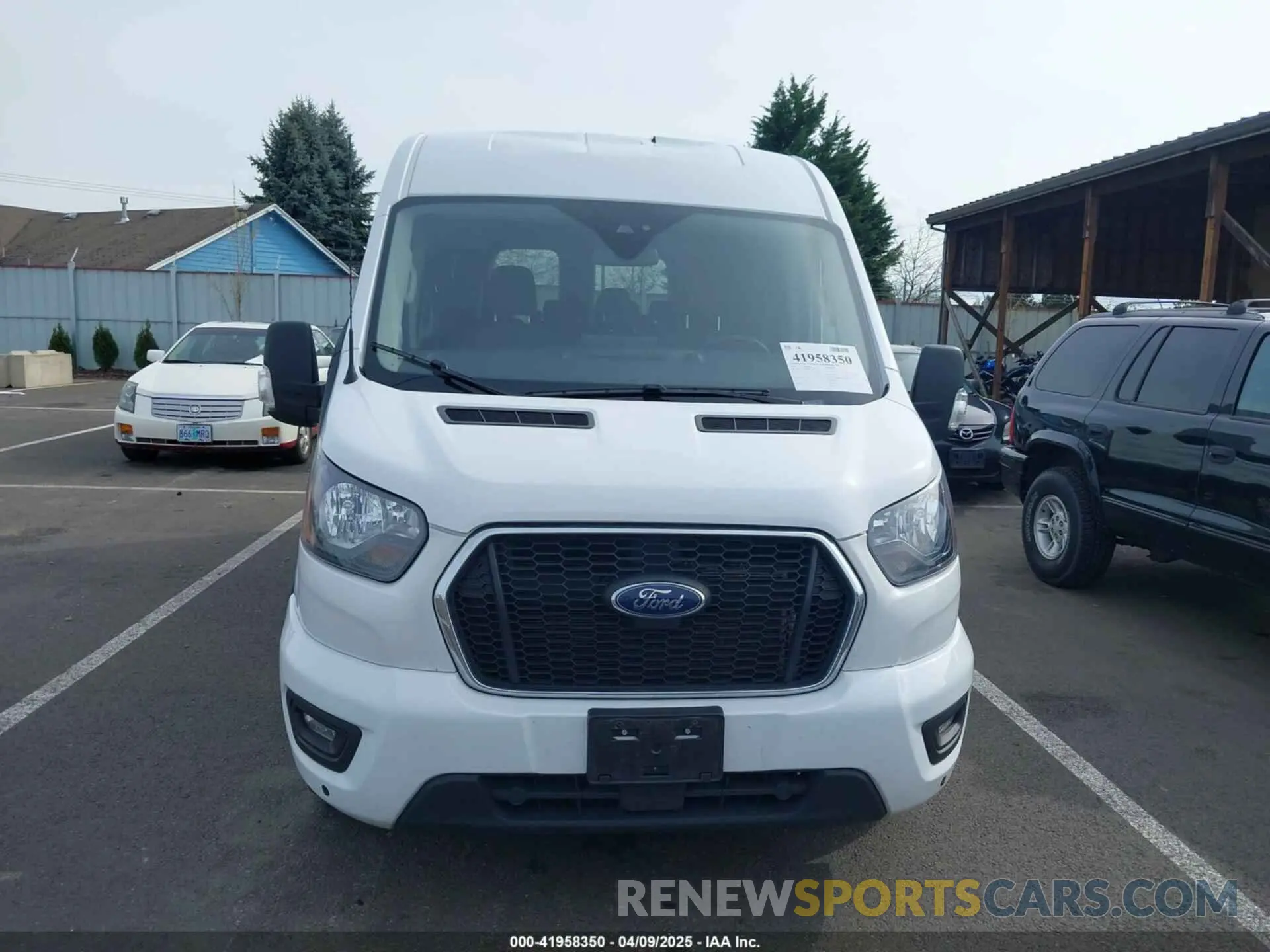 12 fotografías del automóvil dañado 1FBAX2C83RKA51950 FORD TRANSIT-350 PASSENGER VAN 2024