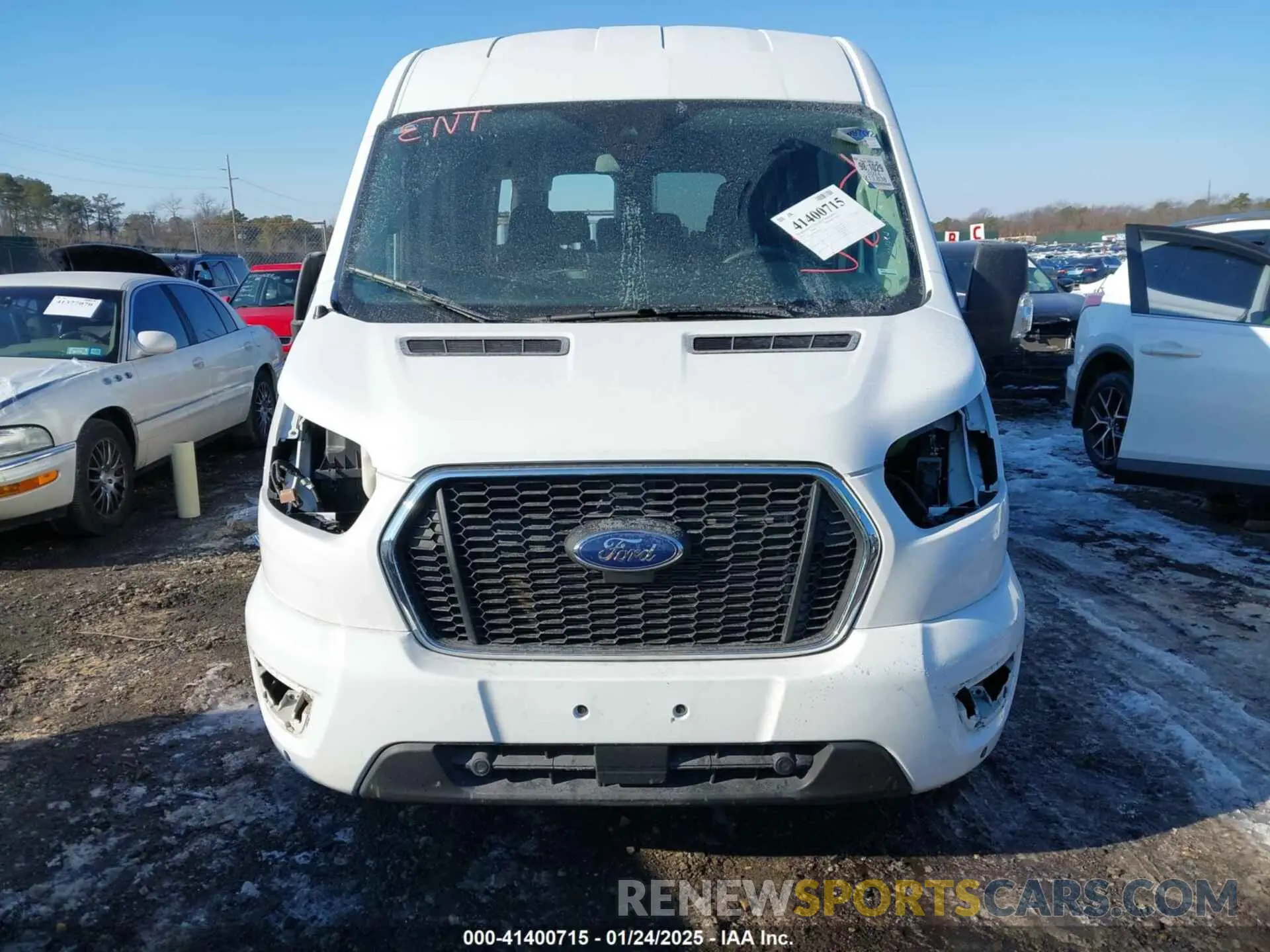 12 fotografías del automóvil dañado 1FBAX2C85RKA16018 FORD TRANSIT-350 PASSENGER VAN 2024