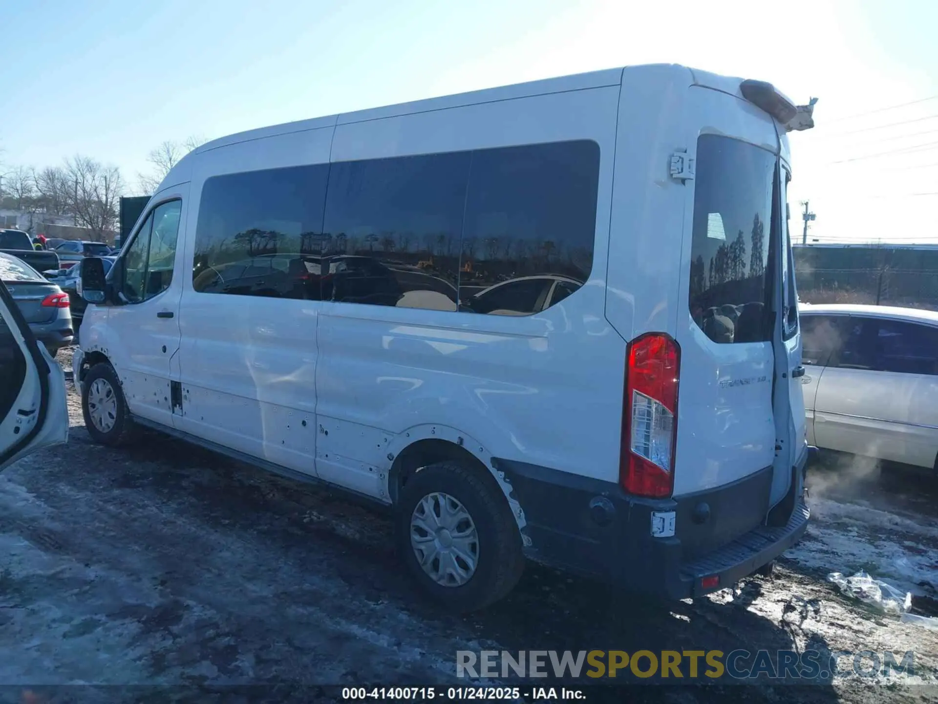 3 fotografías del automóvil dañado 1FBAX2C85RKA16018 FORD TRANSIT-350 PASSENGER VAN 2024
