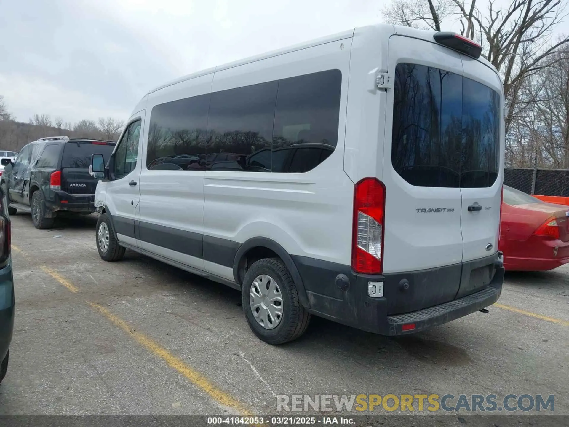 3 fotografías del automóvil dañado 1FBAX2C86RKA52252 FORD TRANSIT-350 PASSENGER VAN 2024