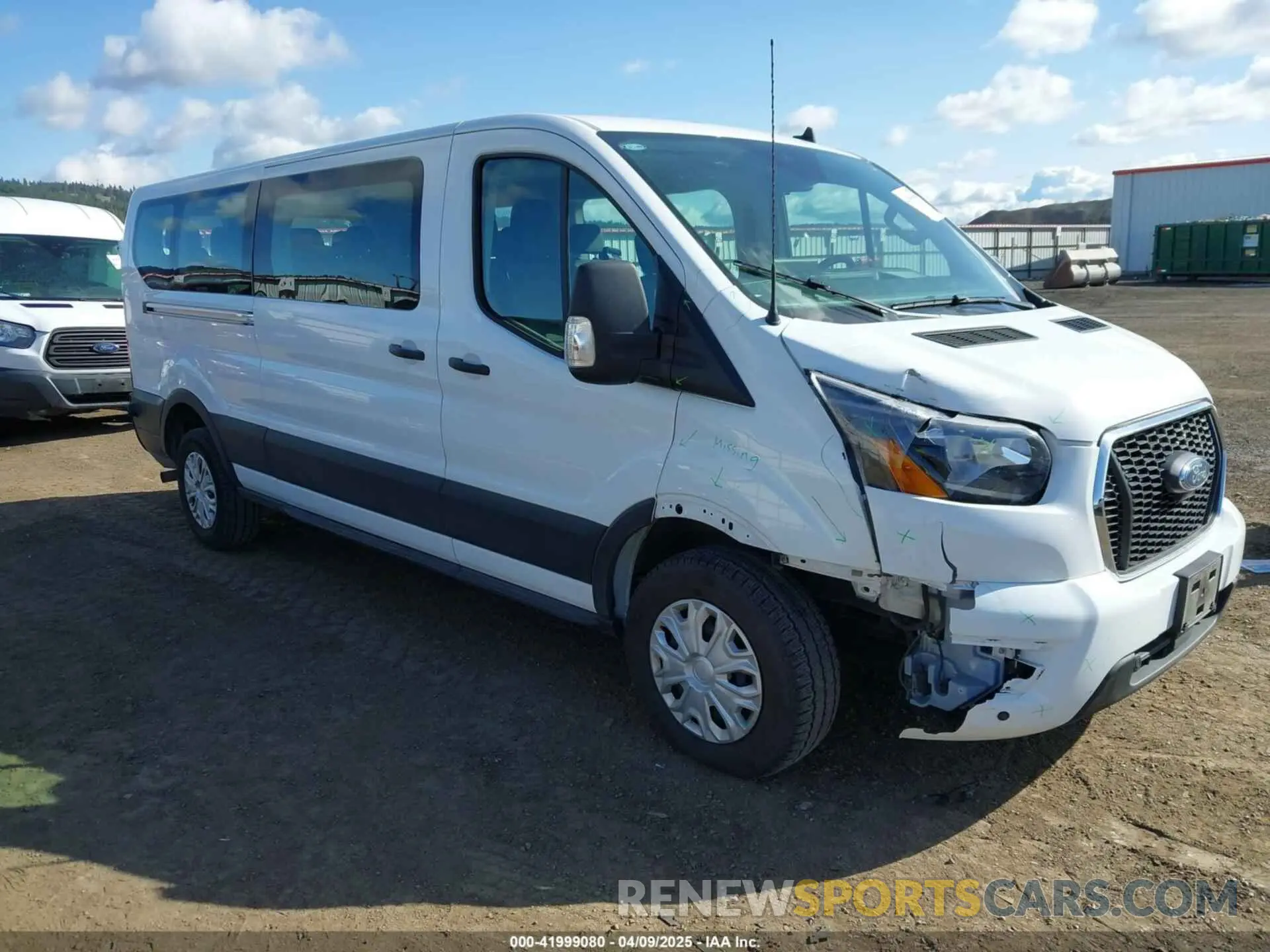 1 fotografías del automóvil dañado 1FBAX2Y81RKA73471 FORD TRANSIT-350 PASSENGER VAN 2024