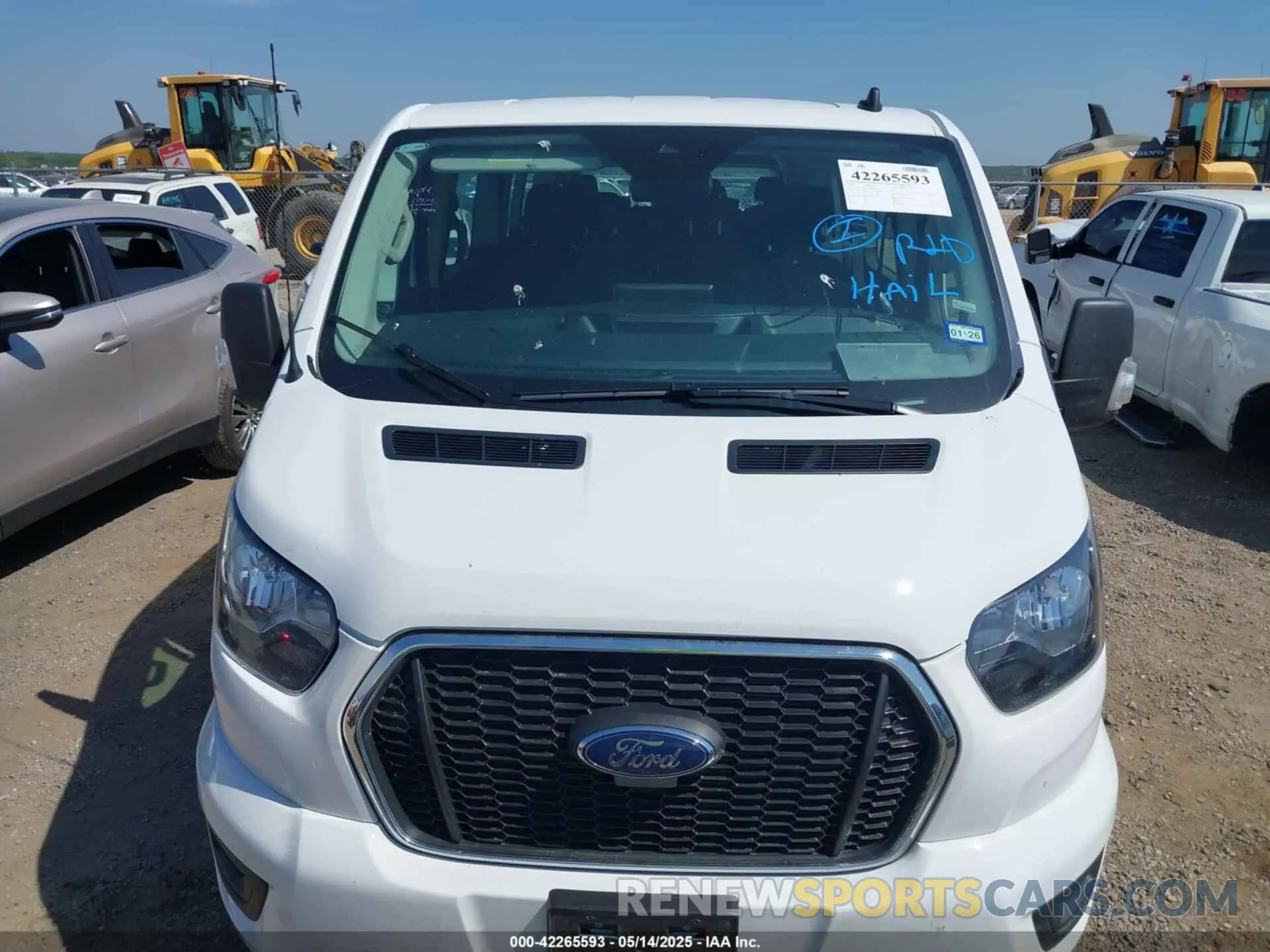 6 fotografías del automóvil dañado 1FBAX2Y86RKA08969 FORD TRANSIT-350 PASSENGER VAN 2024