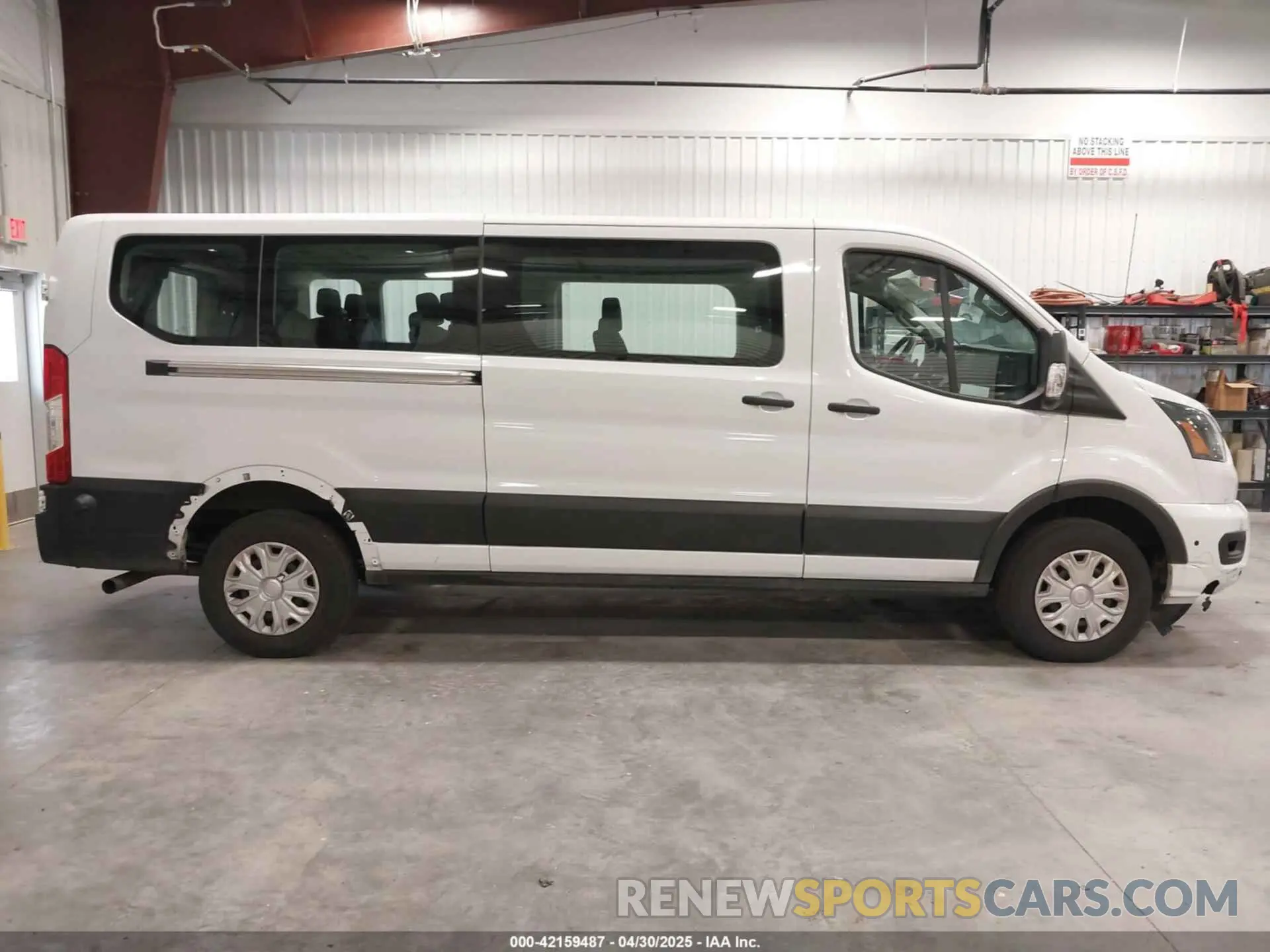 13 fotografías del automóvil dañado 1FBAX2Y88RKA83401 FORD TRANSIT-350 PASSENGER VAN 2024