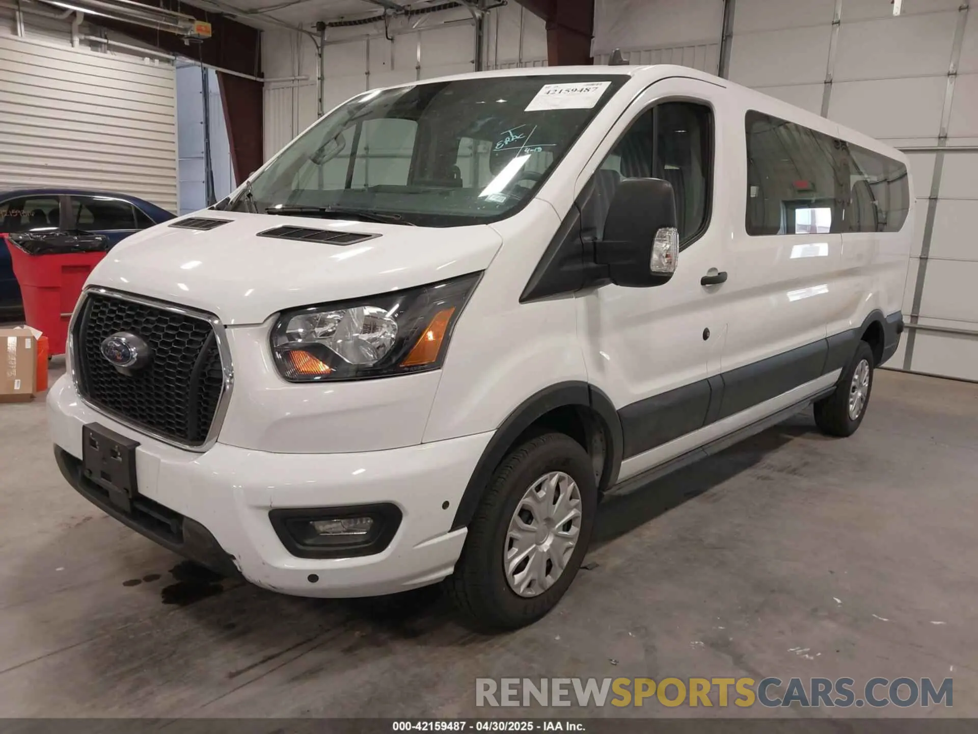 2 fotografías del automóvil dañado 1FBAX2Y88RKA83401 FORD TRANSIT-350 PASSENGER VAN 2024