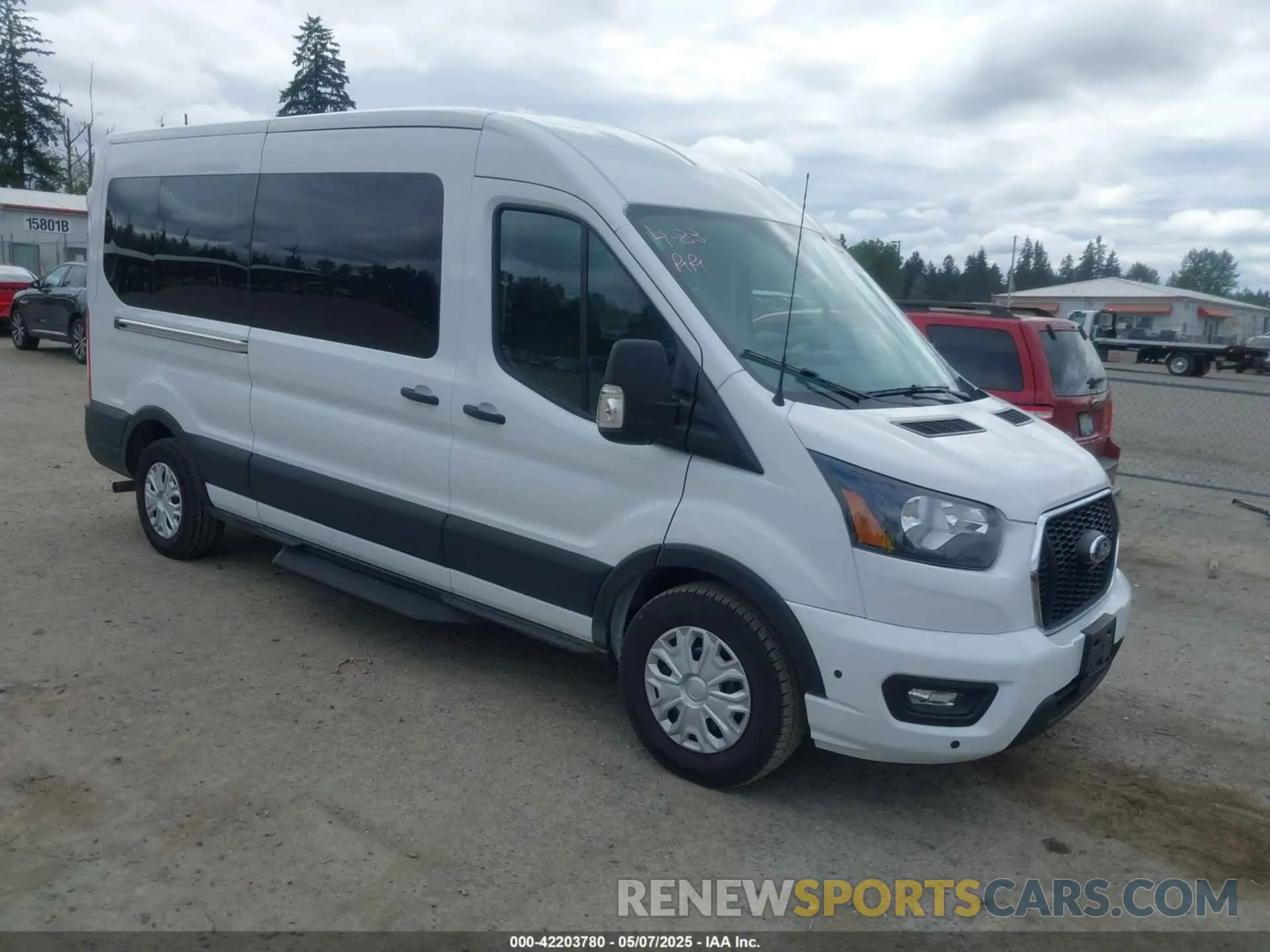 1 fotografías del automóvil dañado 1FBAX2C87SKA21405 FORD TRANSIT-350 PASSENGER VAN 2025