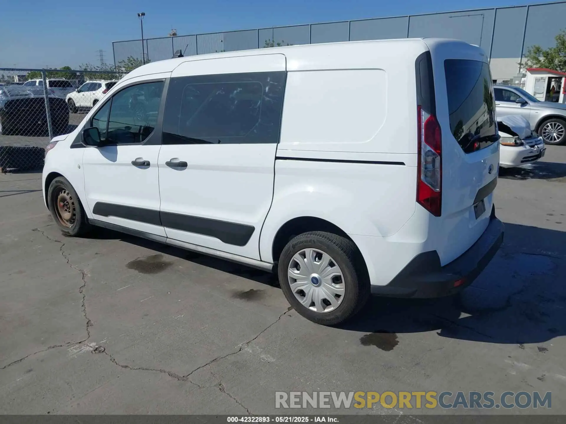 3 fotografías del automóvil dañado NM0LE7F27K1389553 FORD TRANSIT CONNECT 2019