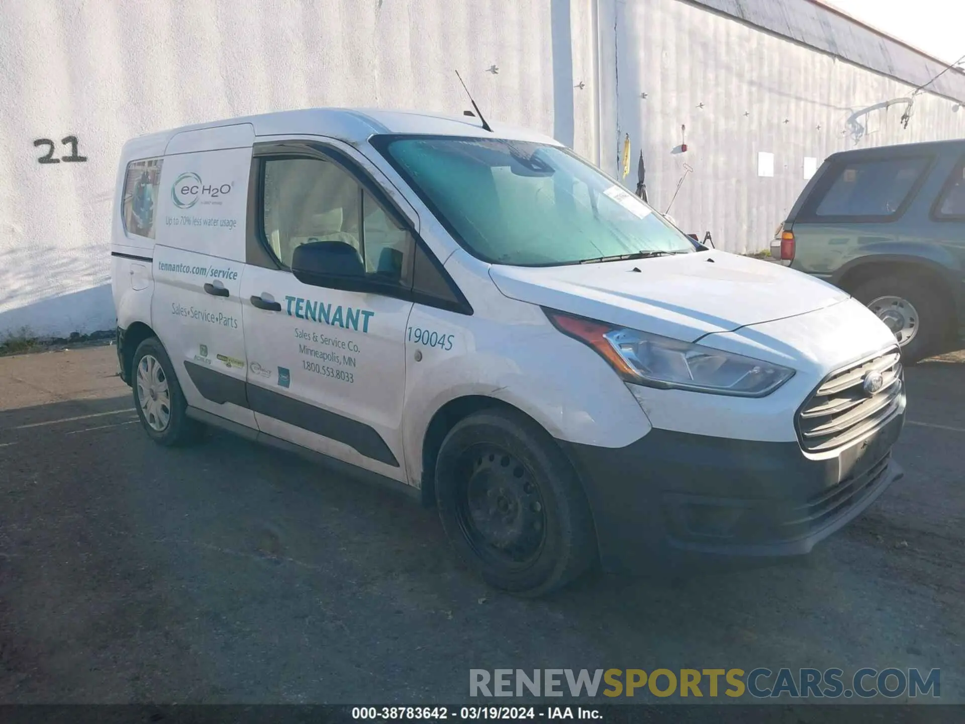 1 fotografías del automóvil dañado NM0LS6E27K1392019 FORD TRANSIT CONNECT 2019