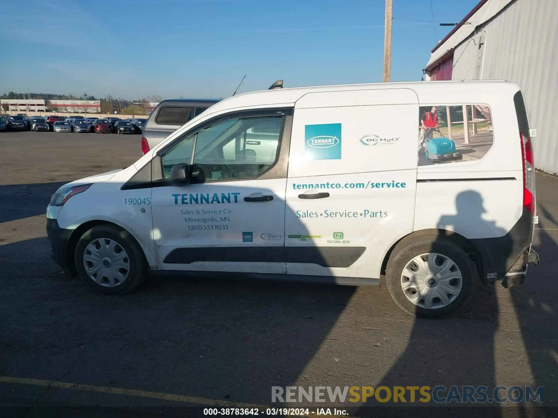 14 fotografías del automóvil dañado NM0LS6E27K1392019 FORD TRANSIT CONNECT 2019
