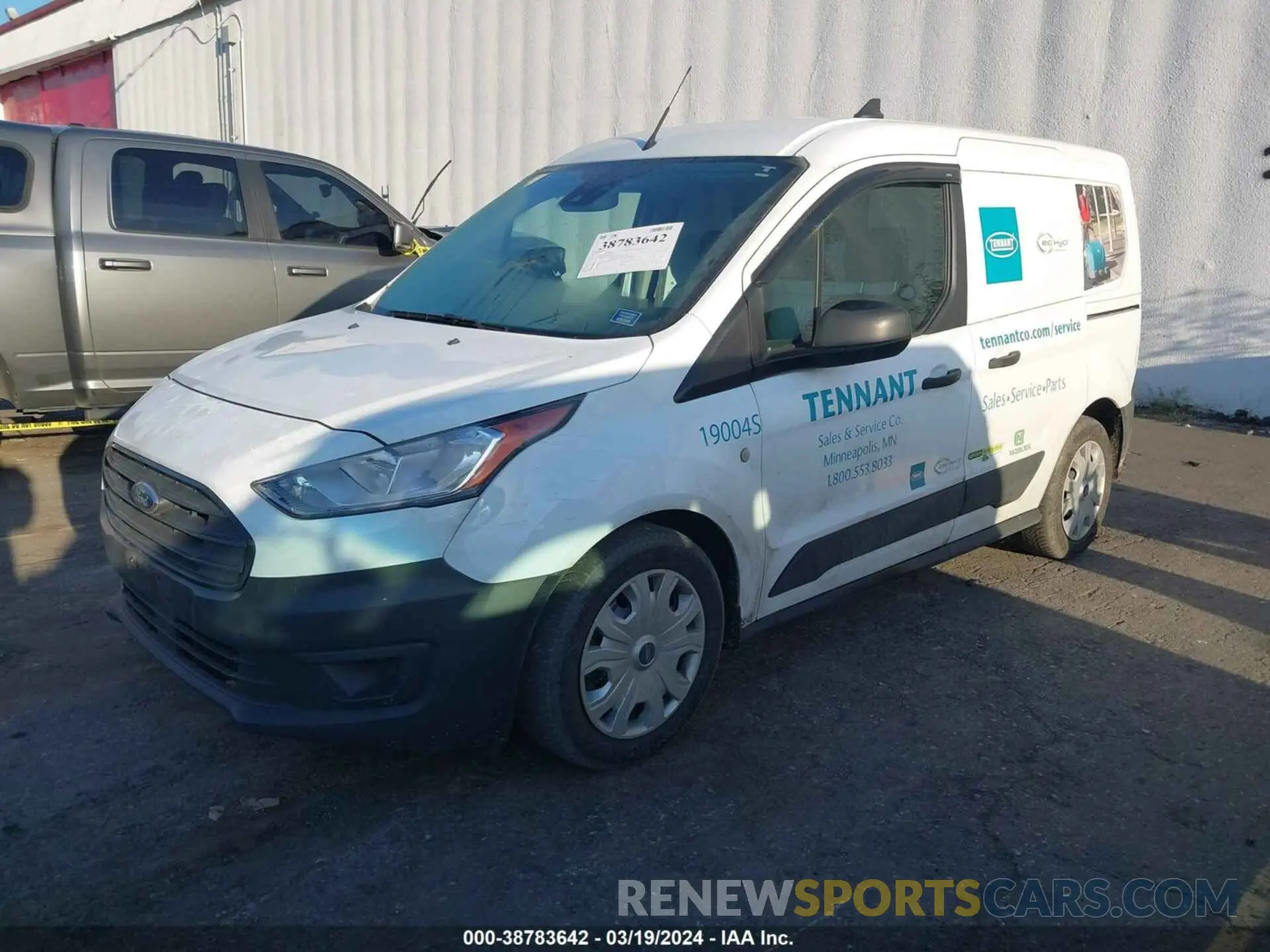 2 fotografías del automóvil dañado NM0LS6E27K1392019 FORD TRANSIT CONNECT 2019