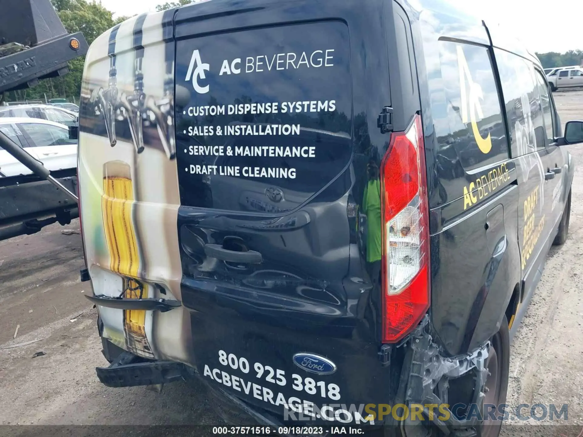 6 fotografías del automóvil dañado NM0LS7E22K1420945 FORD TRANSIT CONNECT 2019
