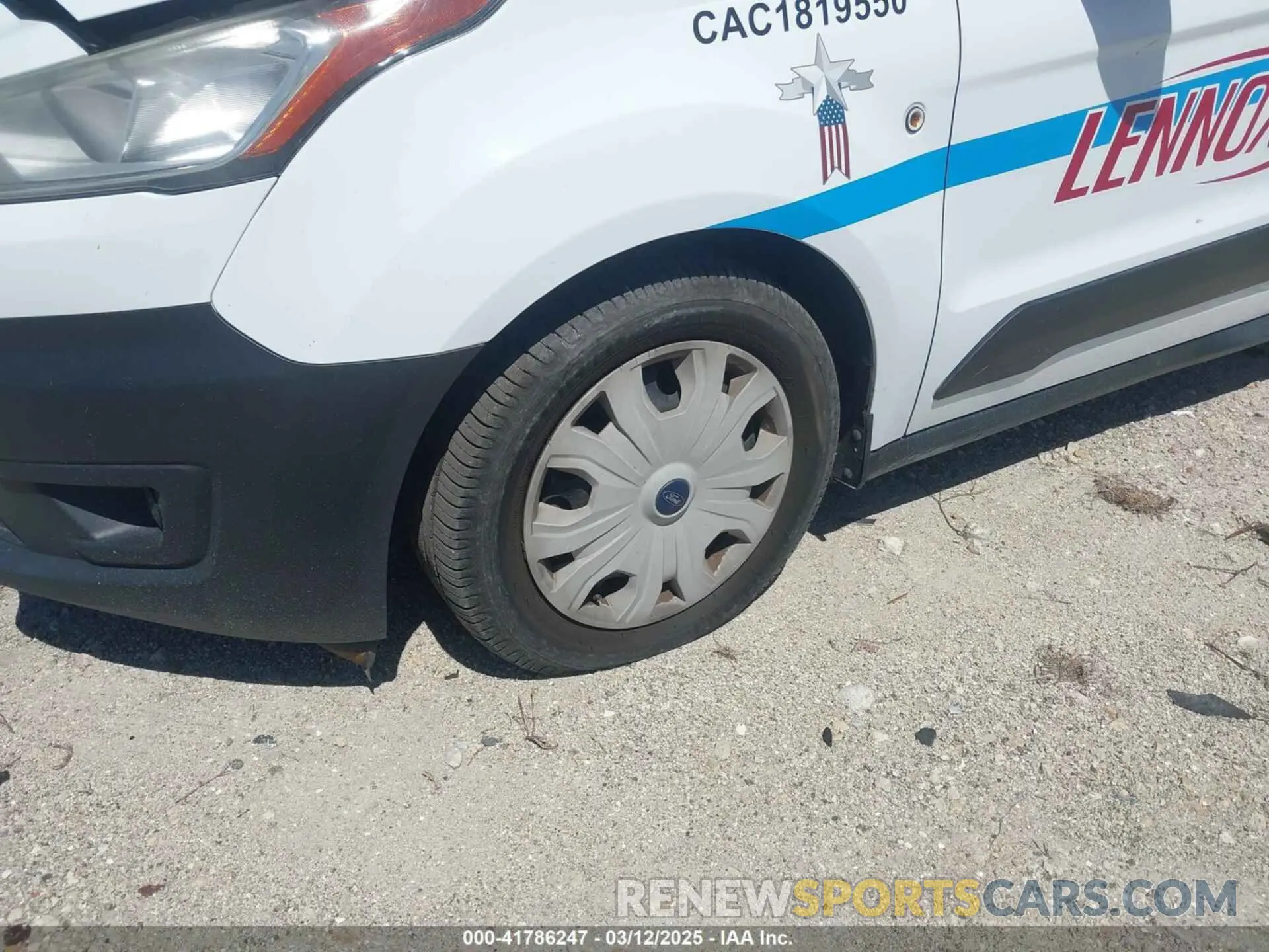 6 fotografías del automóvil dañado NM0LS7E25K1391621 FORD TRANSIT CONNECT 2019