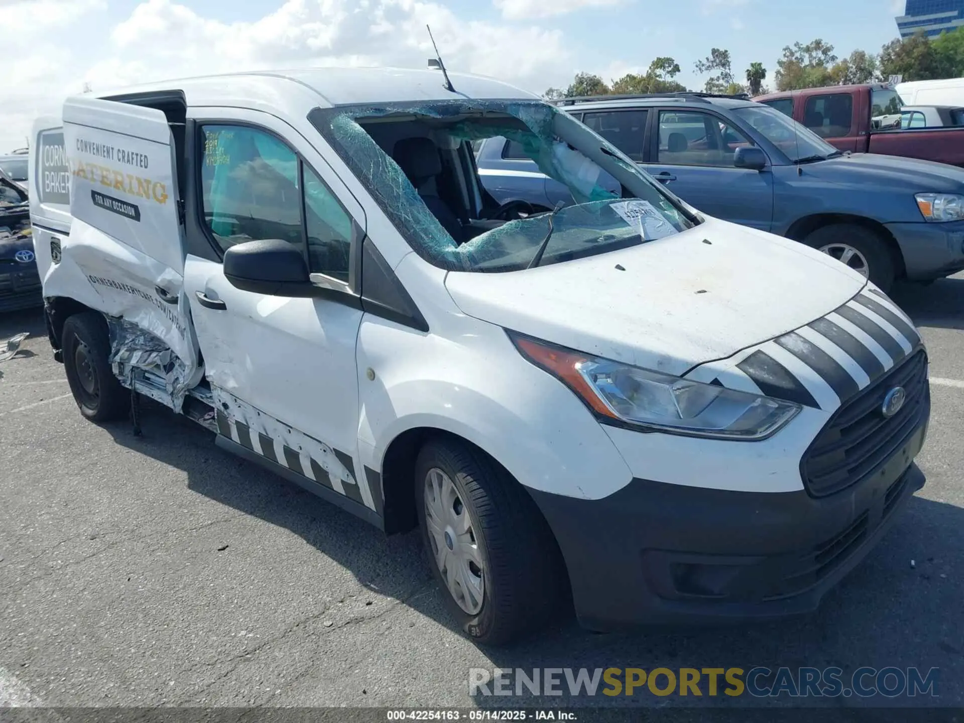 1 fotografías del automóvil dañado NM0LS7E25K1423404 FORD TRANSIT CONNECT 2019