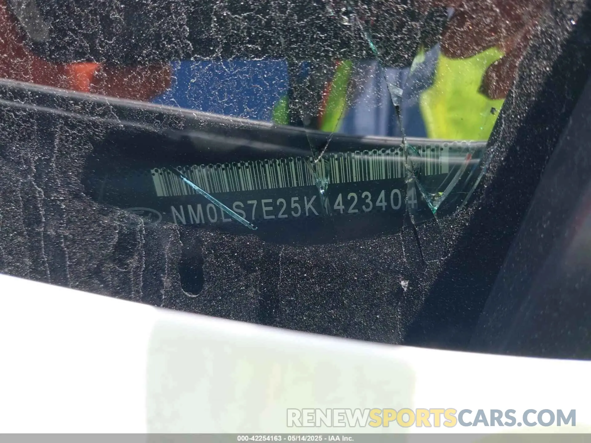 9 fotografías del automóvil dañado NM0LS7E25K1423404 FORD TRANSIT CONNECT 2019