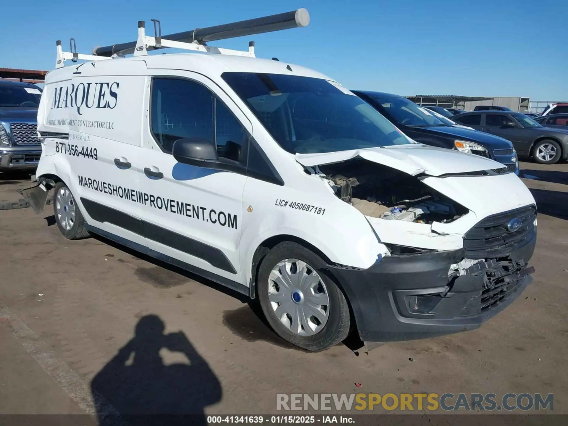 1 fotografías del automóvil dañado NM0LS7E26K1414341 FORD TRANSIT CONNECT 2019